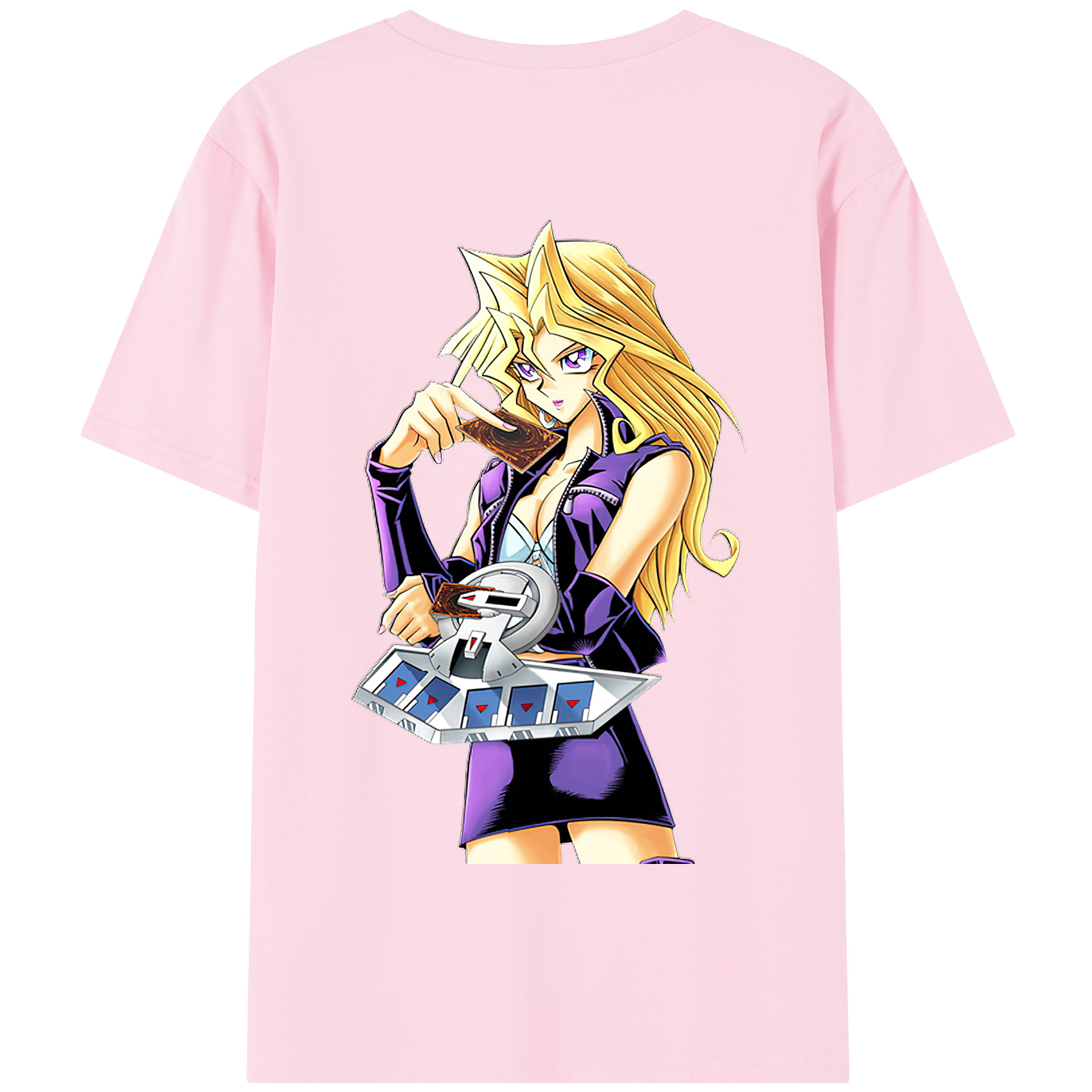 （画像用） 遊☆戯☆王 Yu-Gi-Oh! 綿100％半袖Tシャツ（背面プリント）