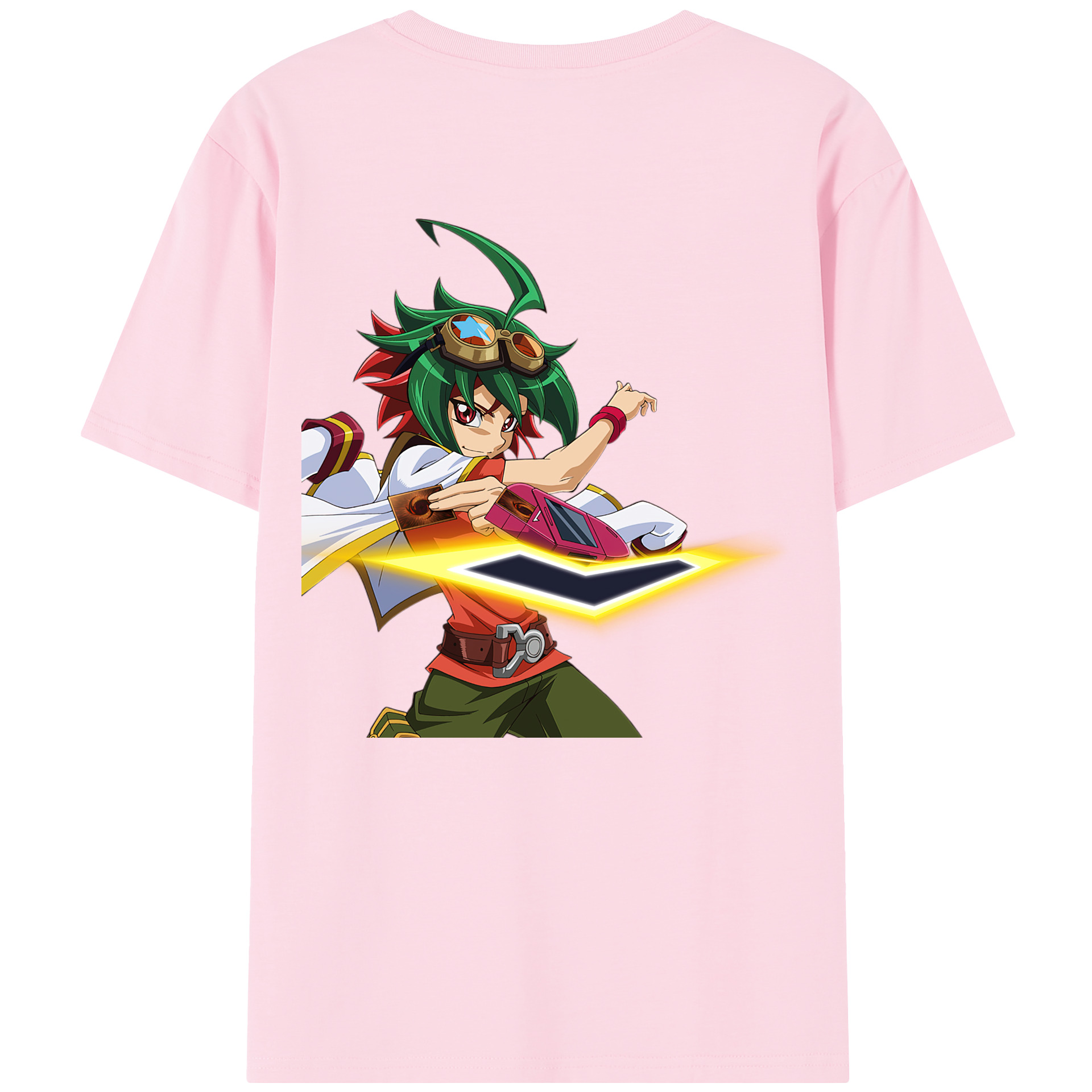 （画像用） 遊☆戯☆王 Yu-Gi-Oh! 綿100％半袖Tシャツ（背面プリント）