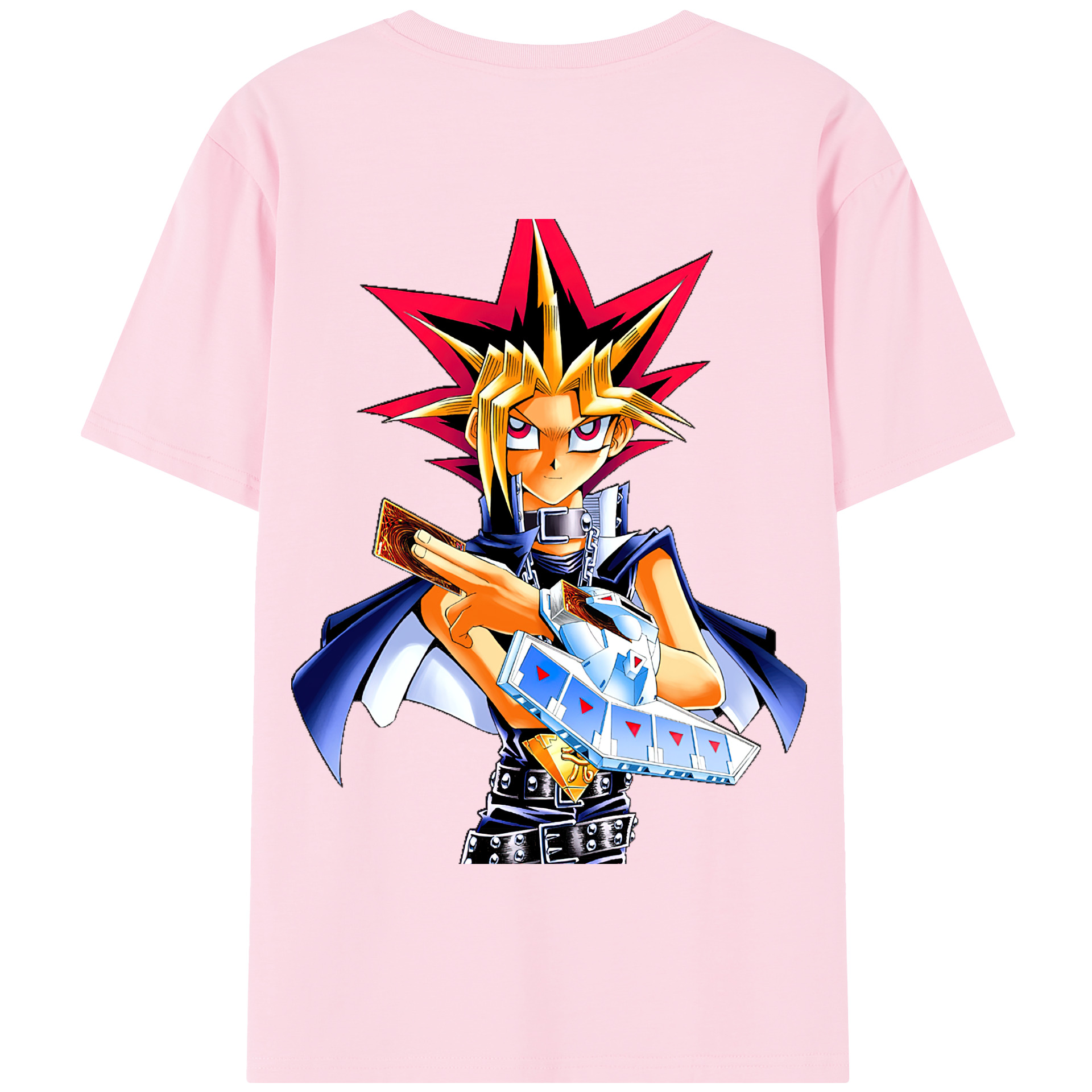 （画像用） 遊☆戯☆王 Yu-Gi-Oh! 綿100％半袖Tシャツ（背面プリント）
