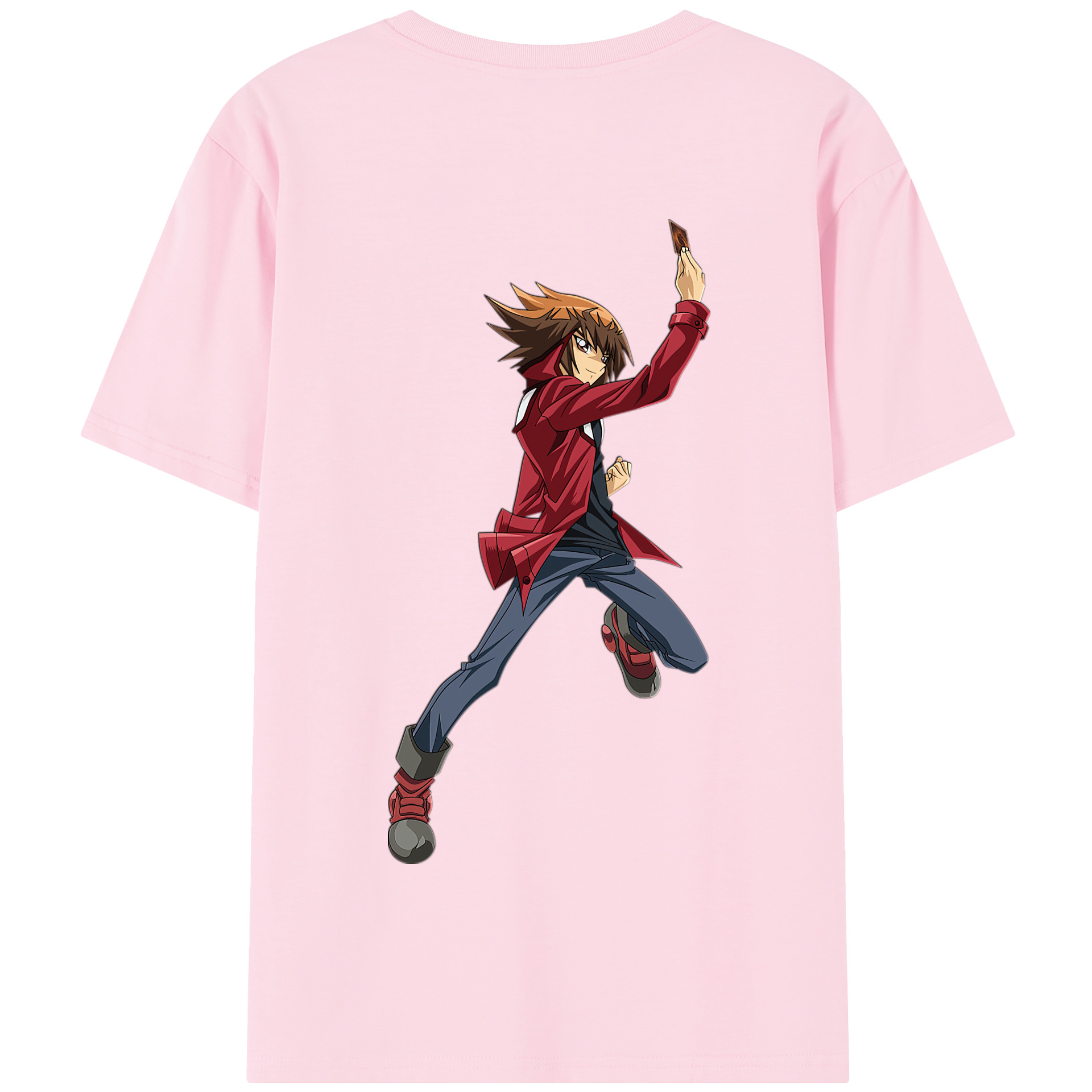 （画像用） 遊☆戯☆王 Yu-Gi-Oh! 綿100％半袖Tシャツ（背面プリント）