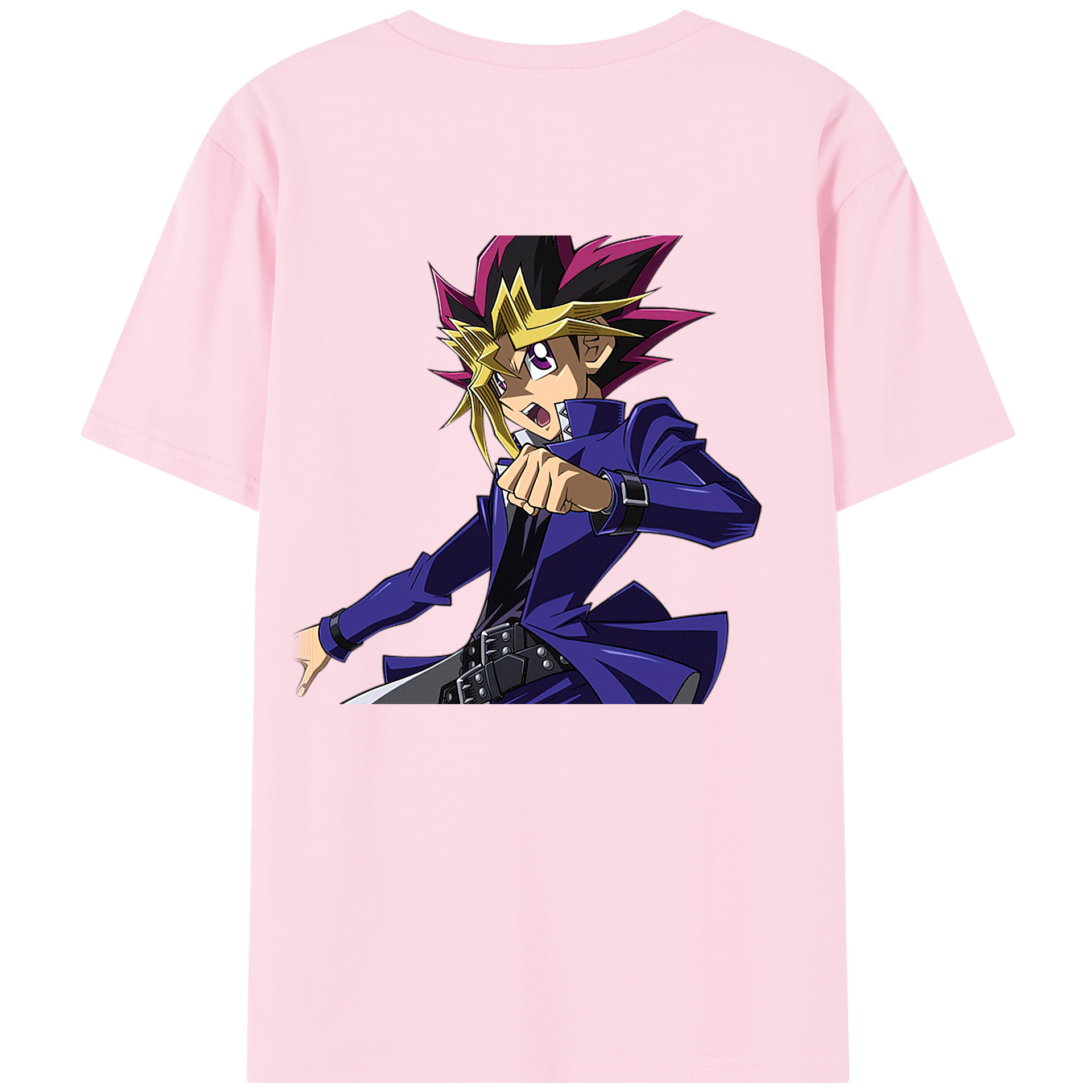 （画像用） 遊☆戯☆王 Yu-Gi-Oh! 綿100％半袖Tシャツ（背面プリント）