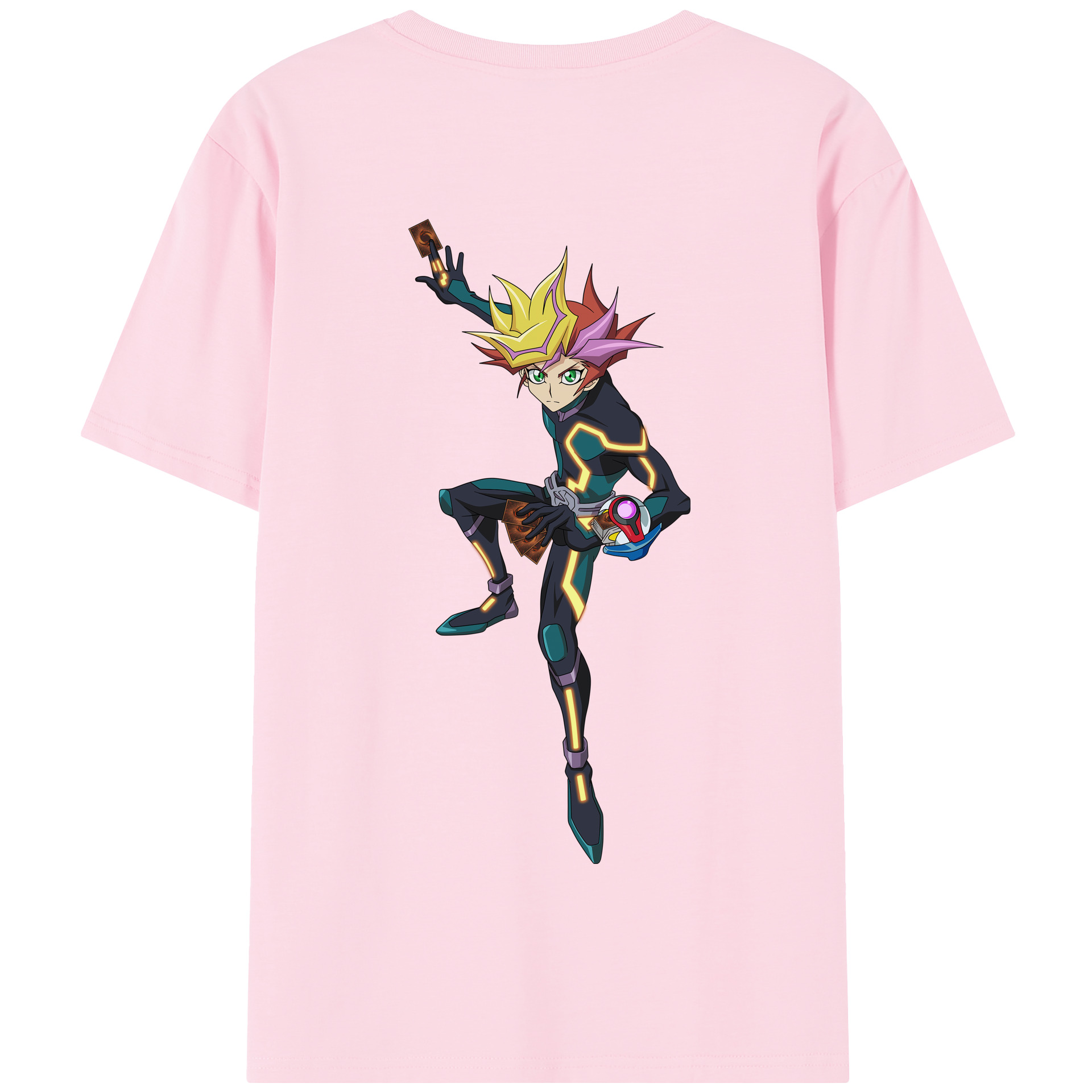（画像用） 遊☆戯☆王 Yu-Gi-Oh! 綿100％半袖Tシャツ（背面プリント）