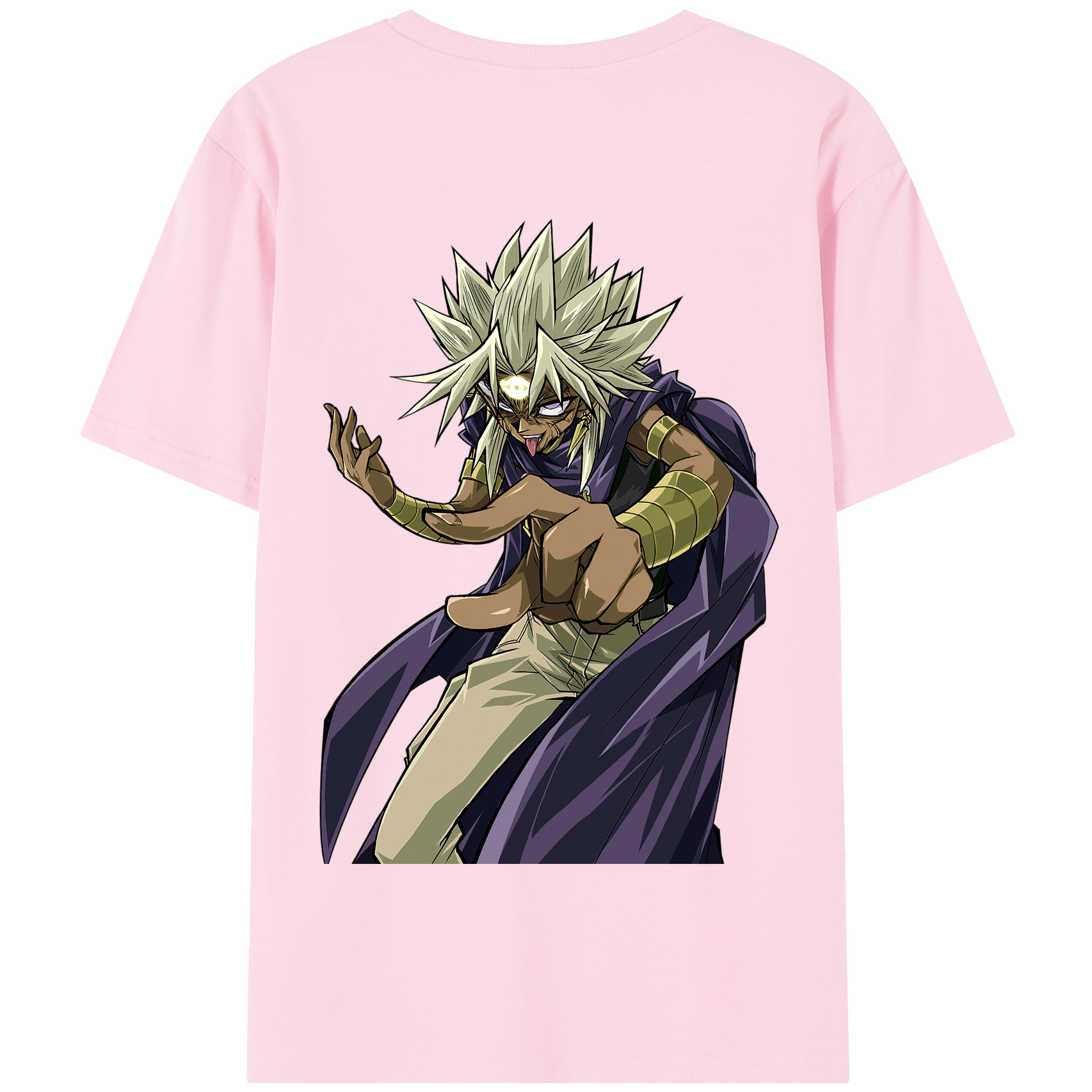 （画像用） 遊☆戯☆王 Yu-Gi-Oh! 綿100％半袖Tシャツ（背面プリント）