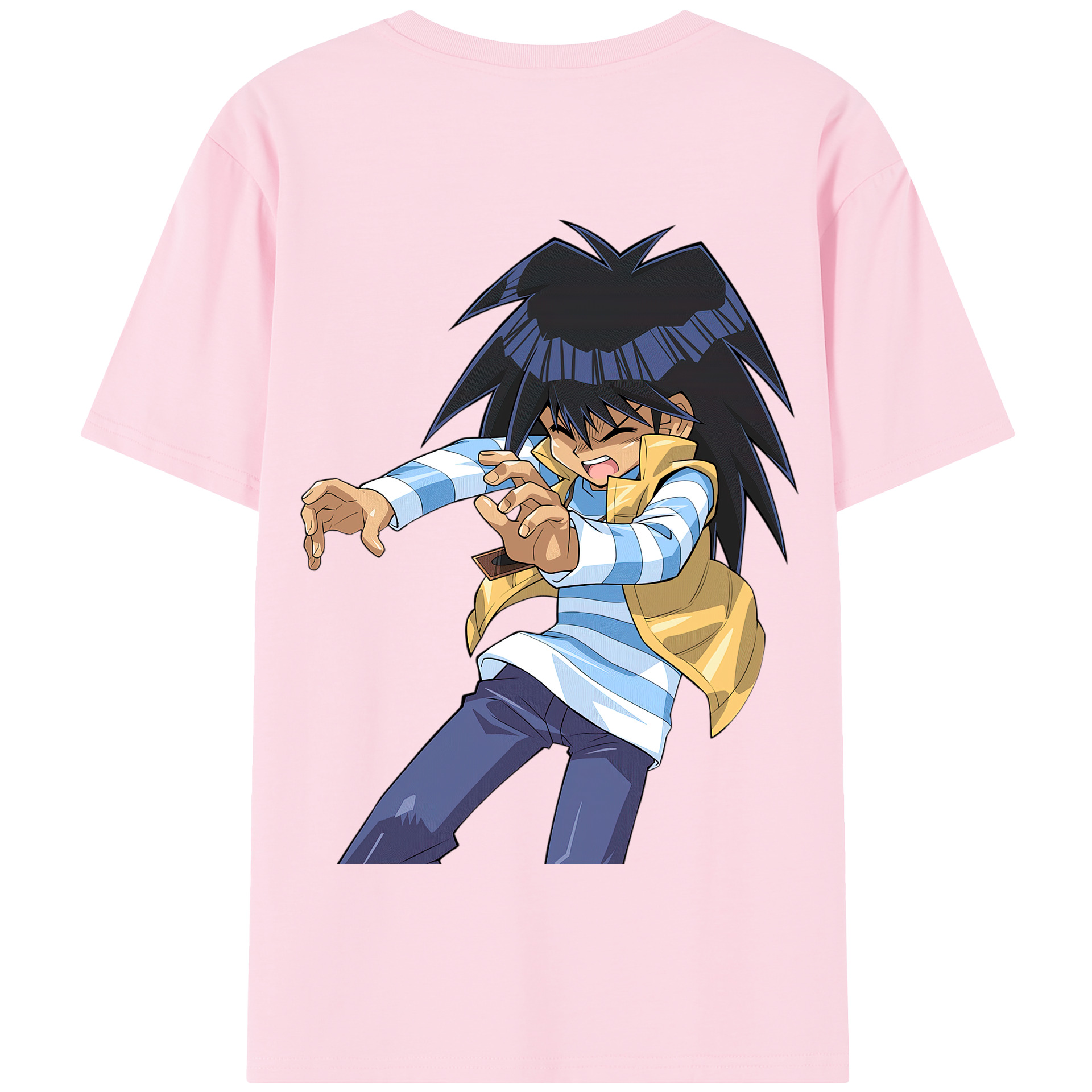 （画像用） 遊☆戯☆王 Yu-Gi-Oh! 綿100％半袖Tシャツ（背面プリント）