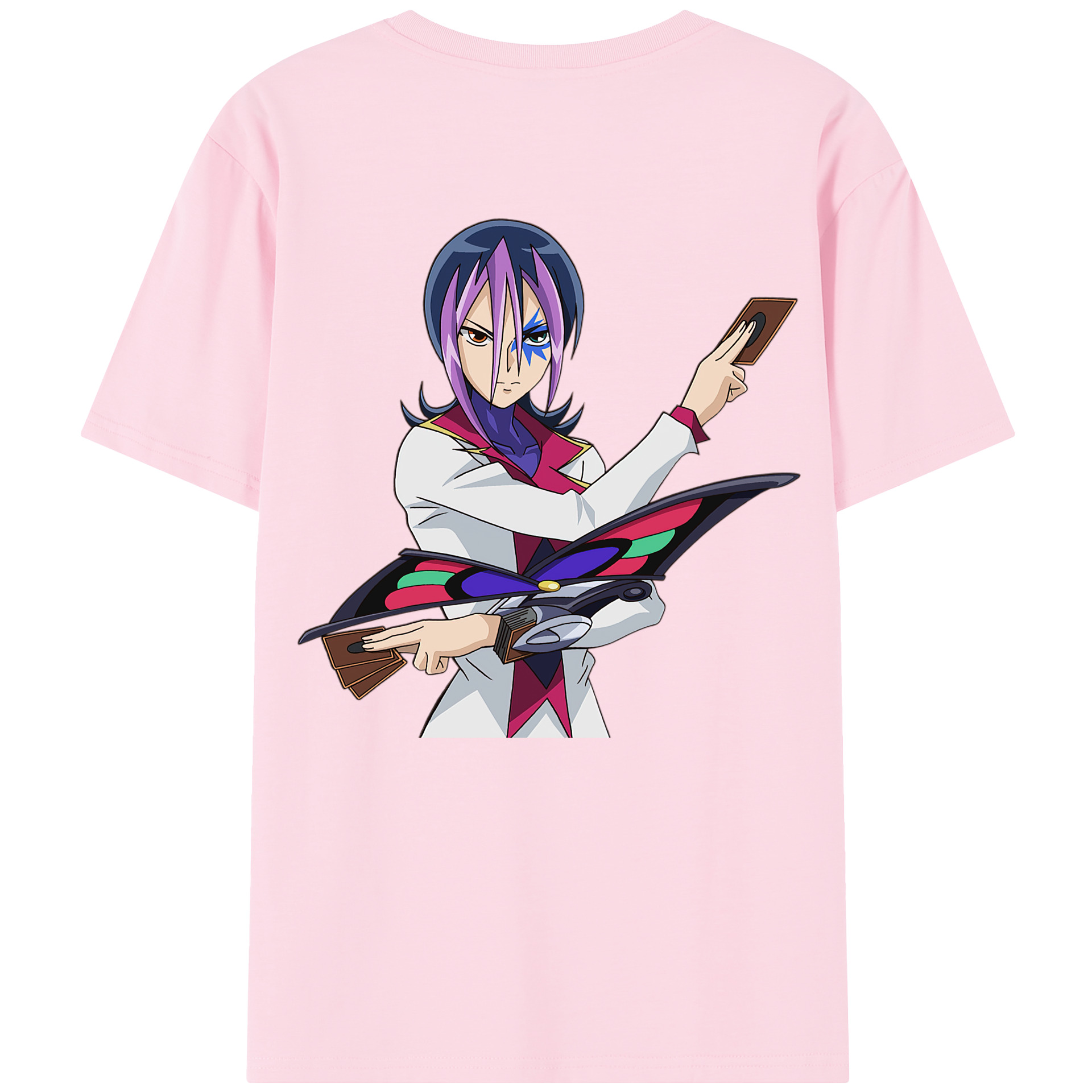 （画像用） 遊☆戯☆王 Yu-Gi-Oh! 綿100％半袖Tシャツ（背面プリント）