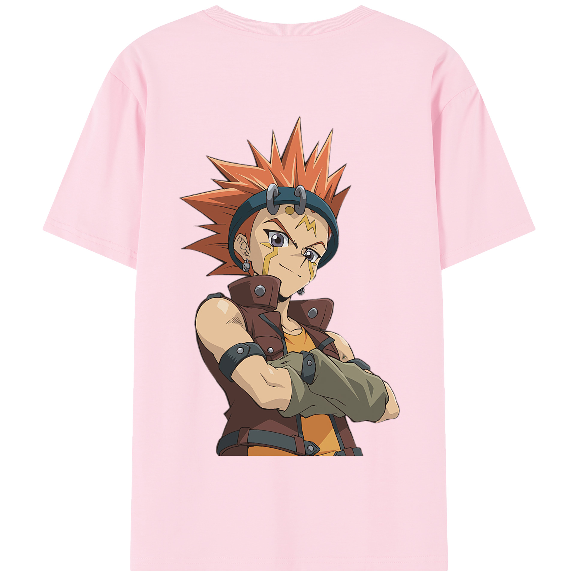 （画像用） 遊☆戯☆王 Yu-Gi-Oh! 綿100％半袖Tシャツ（背面プリント）
