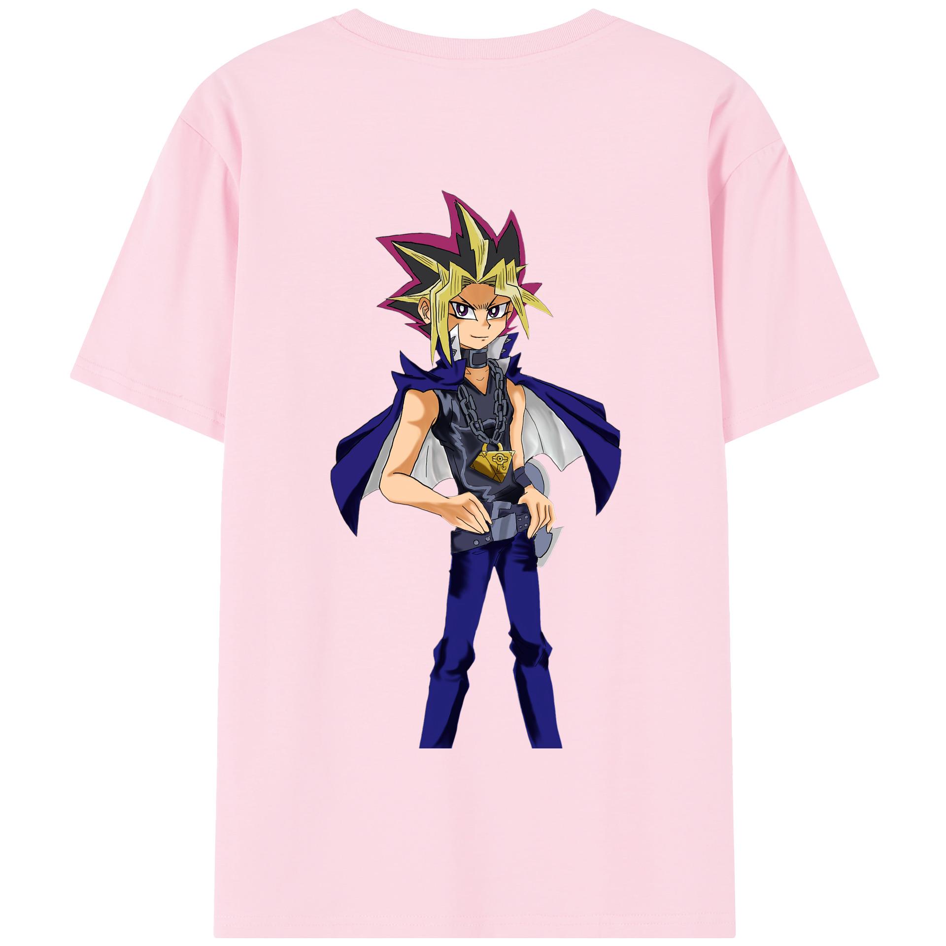 （画像用） 遊☆戯☆王 Yu-Gi-Oh! 綿100％半袖Tシャツ（背面プリント）