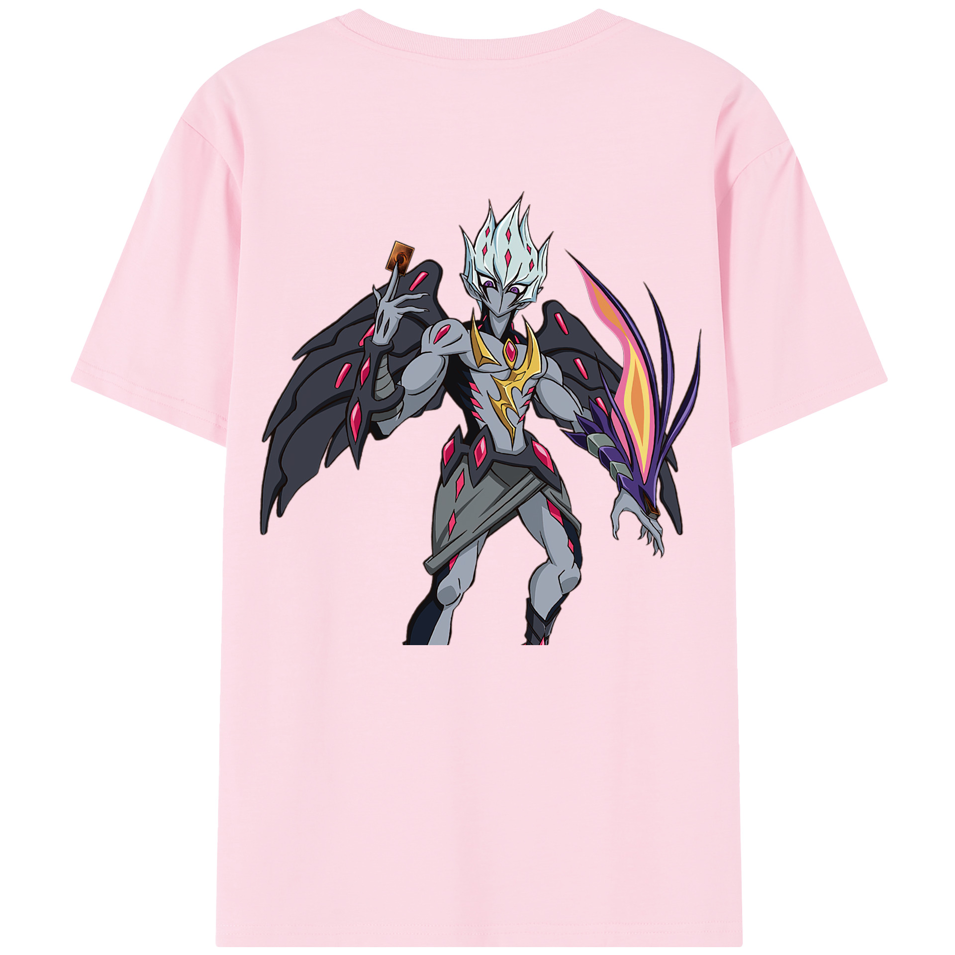 （画像用） 遊☆戯☆王 Yu-Gi-Oh! 綿100％半袖Tシャツ（背面プリント）