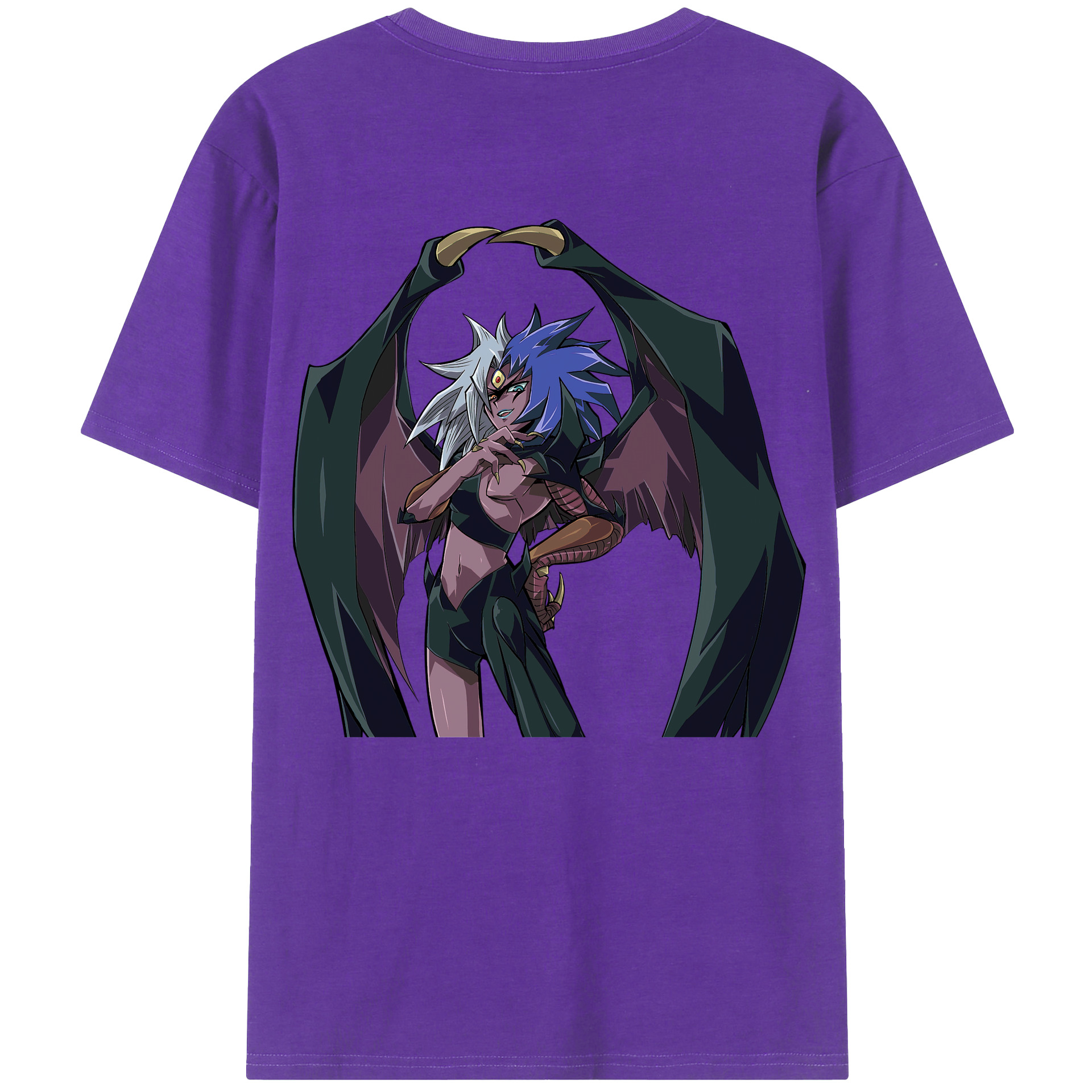 （画像用） 遊☆戯☆王 Yu-Gi-Oh! 綿100％半袖Tシャツ（背面プリント）