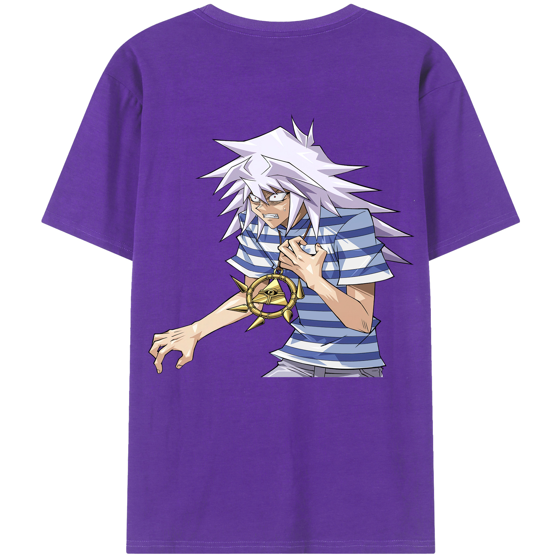 （画像用） 遊☆戯☆王 Yu-Gi-Oh! 綿100％半袖Tシャツ（背面プリント）