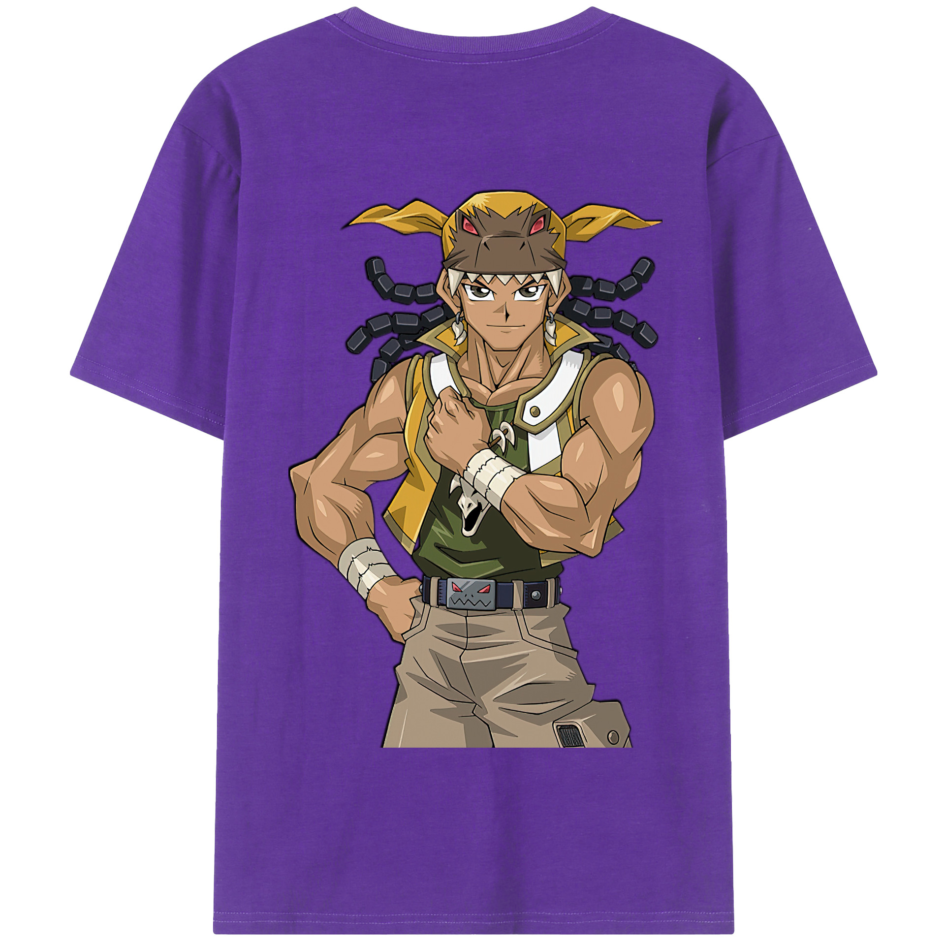 （画像用） 遊☆戯☆王 Yu-Gi-Oh! 綿100％半袖Tシャツ（背面プリント）