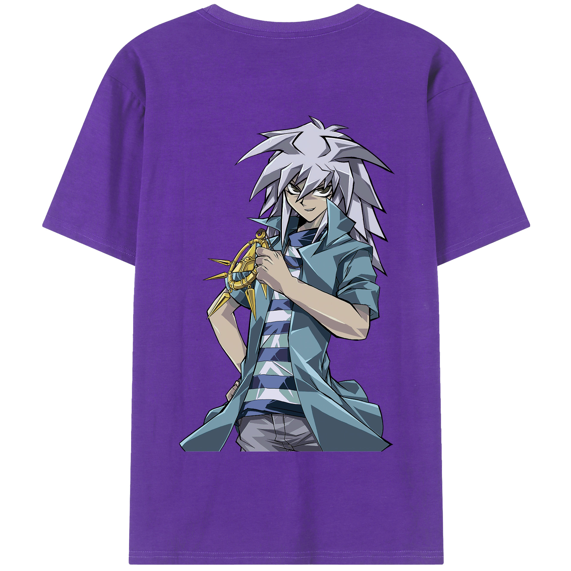 （画像用） 遊☆戯☆王 Yu-Gi-Oh! 綿100％半袖Tシャツ（背面プリント）