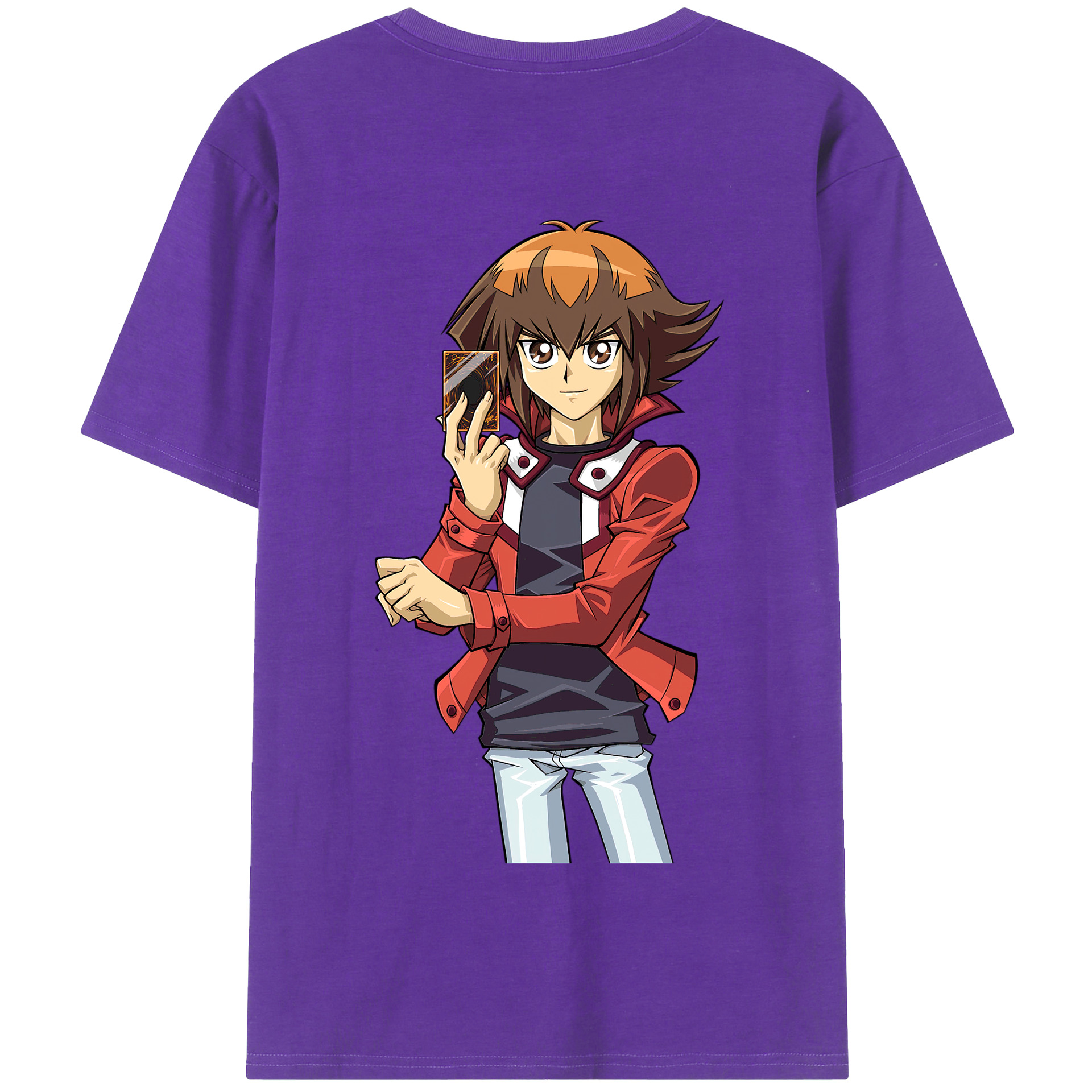 （画像用） 遊☆戯☆王 Yu-Gi-Oh! 綿100％半袖Tシャツ（背面プリント）