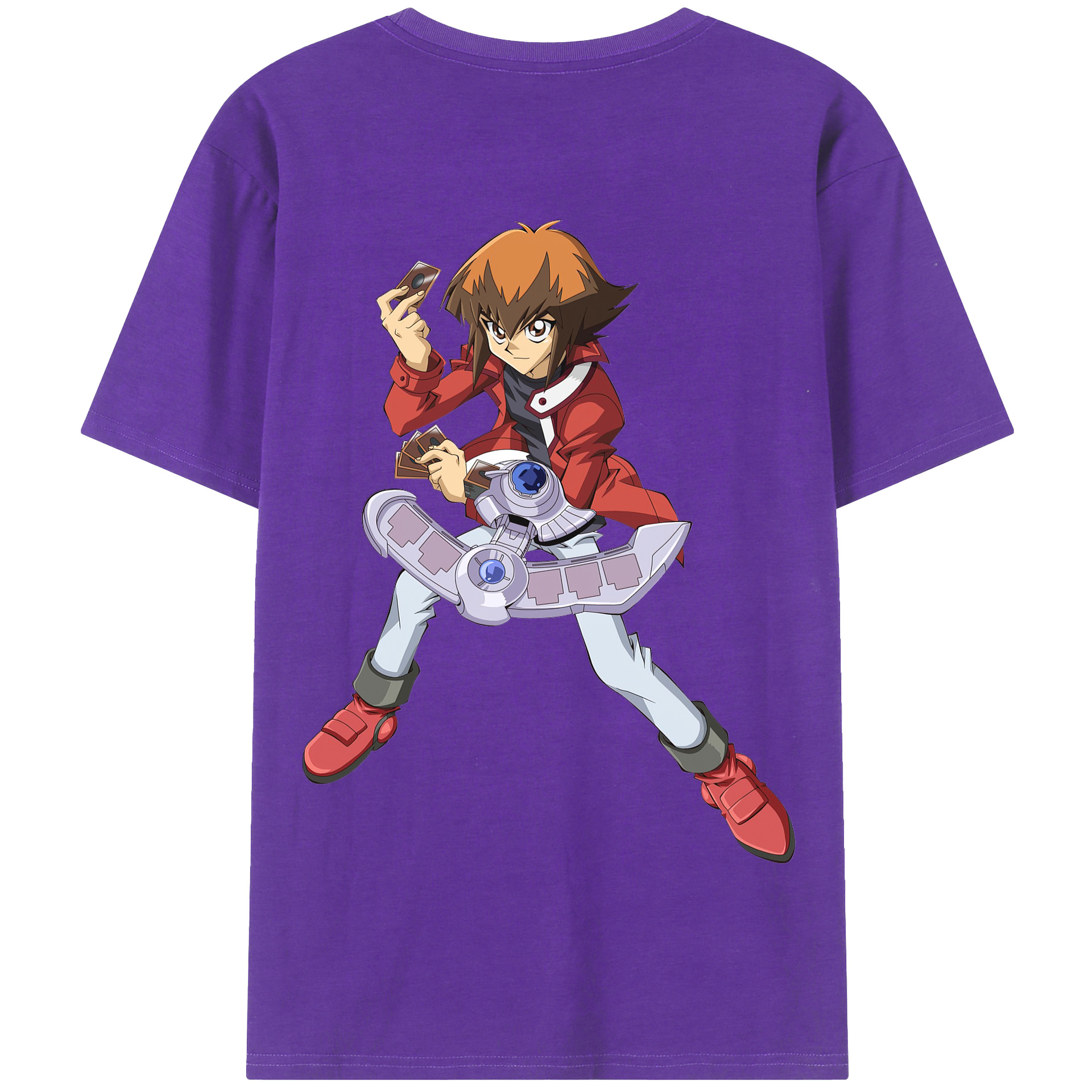（画像用） 遊☆戯☆王 Yu-Gi-Oh! 綿100％半袖Tシャツ（背面プリント）