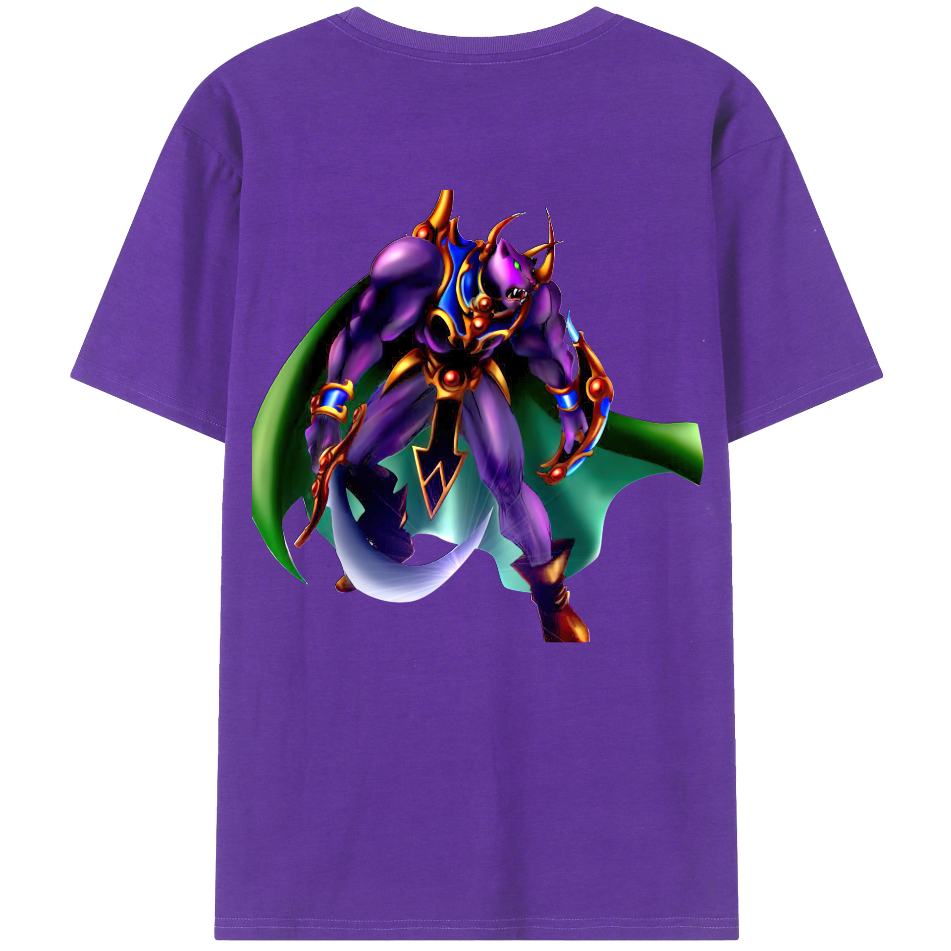 （画像用） 遊☆戯☆王 Yu-Gi-Oh! 綿100％半袖Tシャツ（背面プリント）
