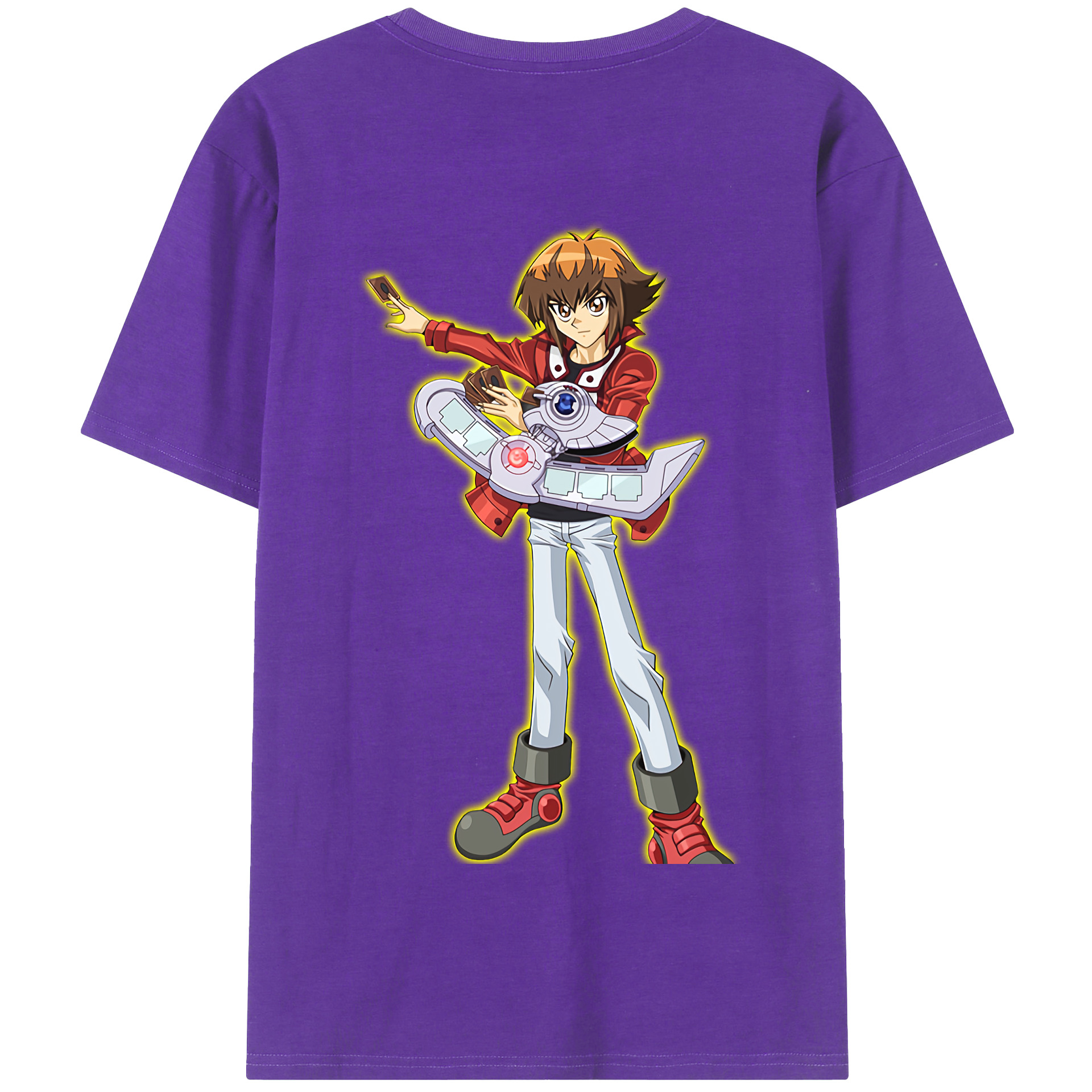 （画像用） 遊☆戯☆王 Yu-Gi-Oh! 綿100％半袖Tシャツ（背面プリント）