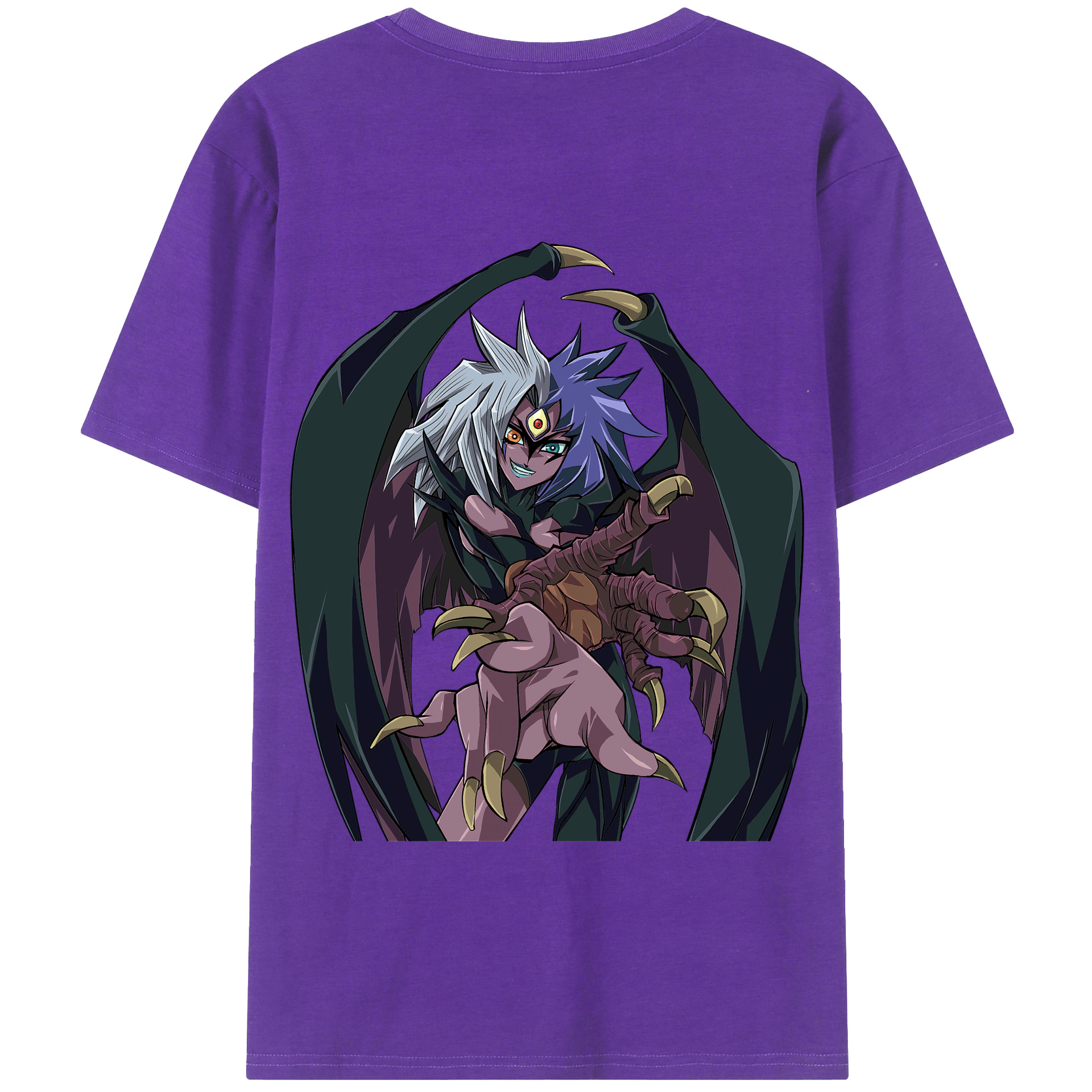 （画像用） 遊☆戯☆王 Yu-Gi-Oh! 綿100％半袖Tシャツ（背面プリント）