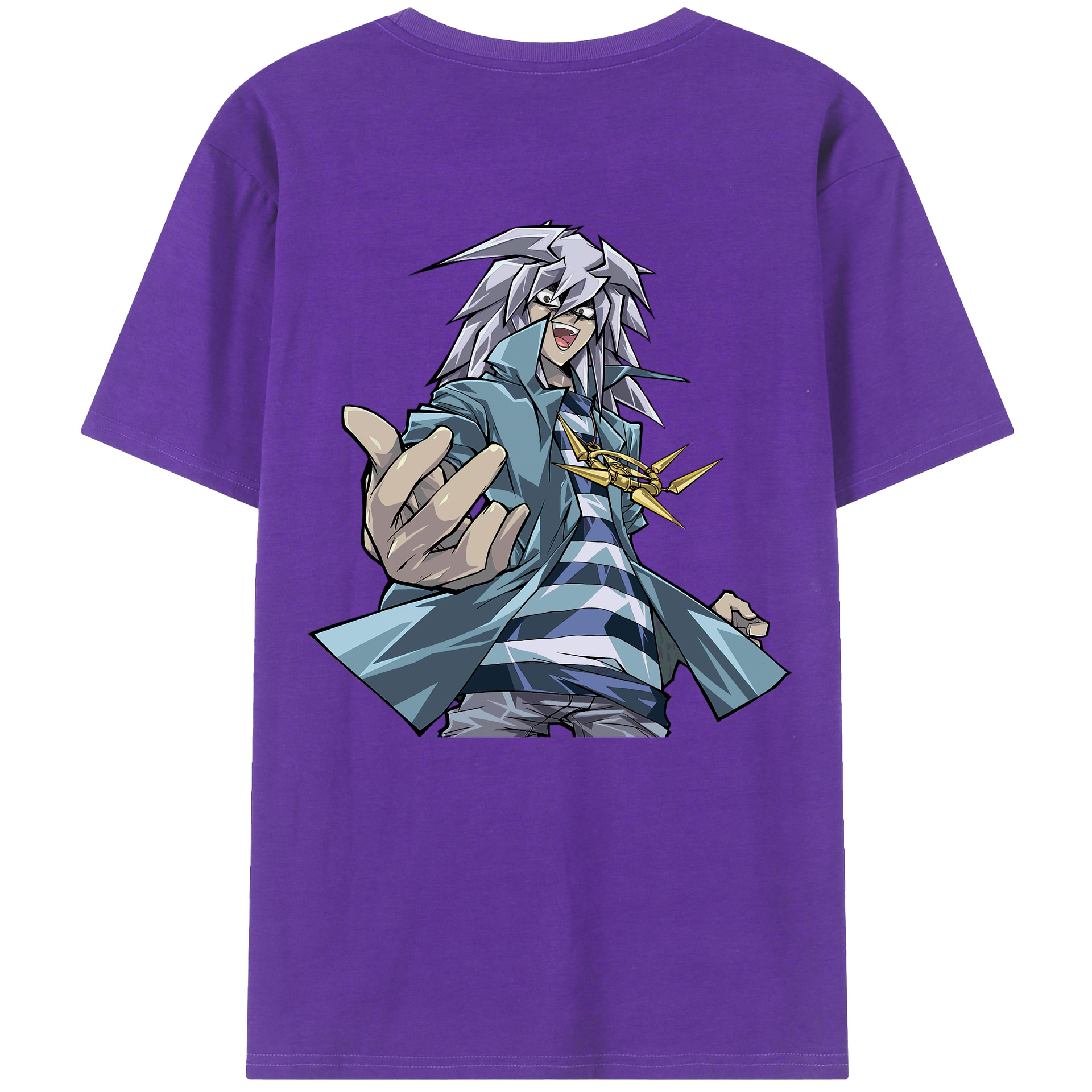 （画像用） 遊☆戯☆王 Yu-Gi-Oh! 綿100％半袖Tシャツ（背面プリント）