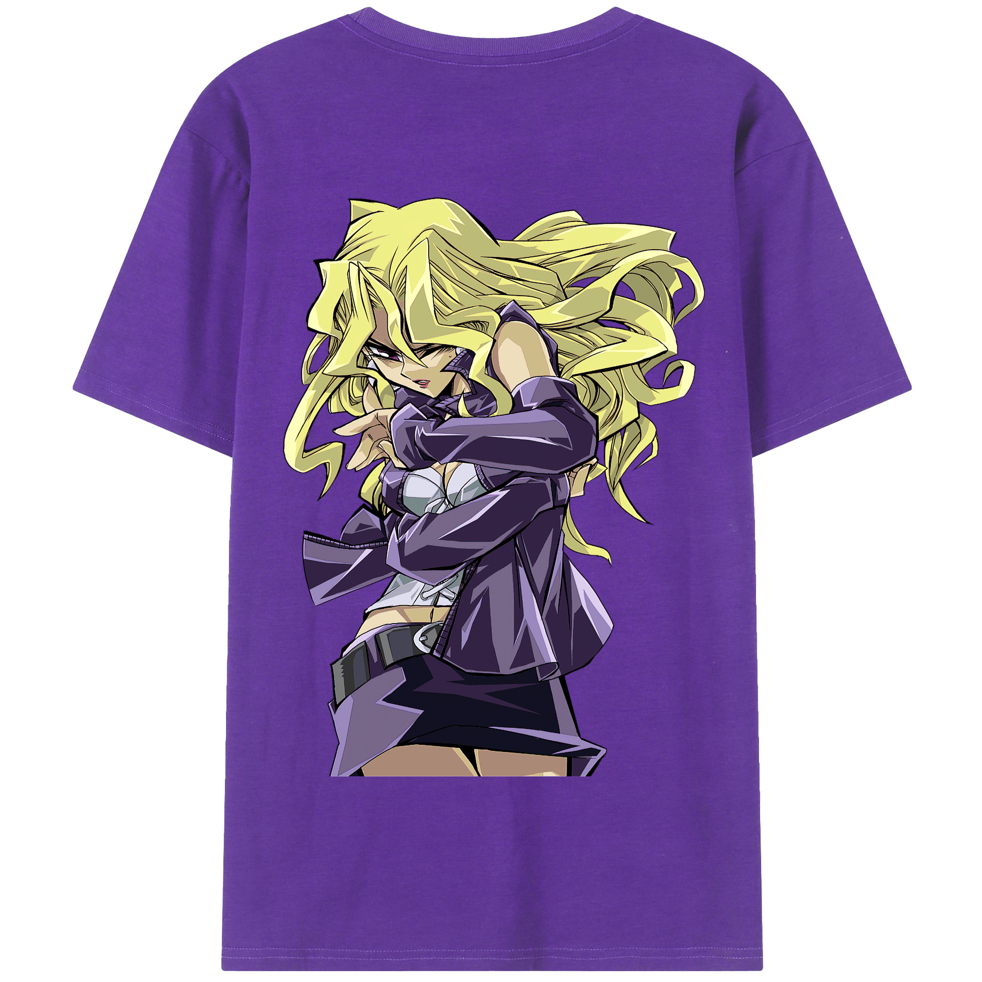 （画像用） 遊☆戯☆王 Yu-Gi-Oh! 綿100％半袖Tシャツ（背面プリント）