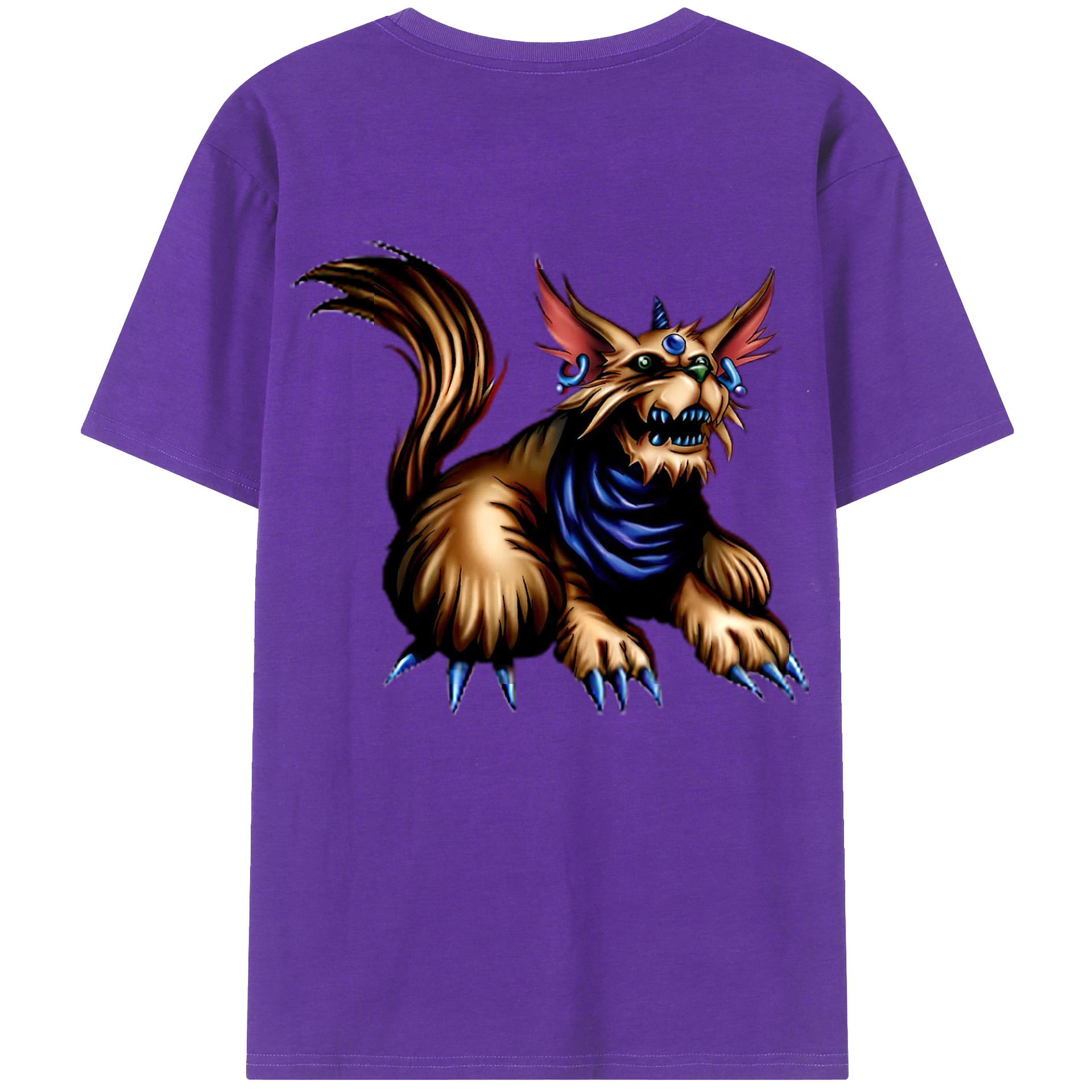 （画像用） 遊☆戯☆王 Yu-Gi-Oh! 綿100％半袖Tシャツ（背面プリント）