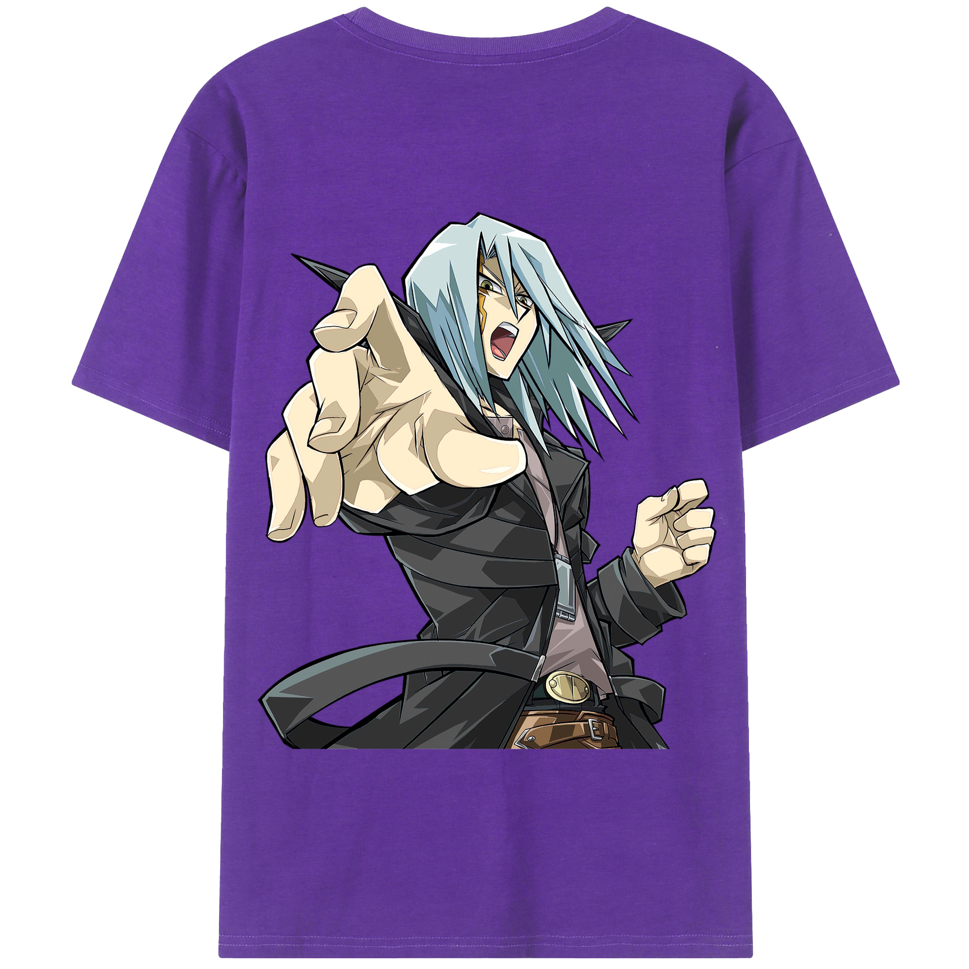 （画像用） 遊☆戯☆王 Yu-Gi-Oh! 綿100％半袖Tシャツ（背面プリント）