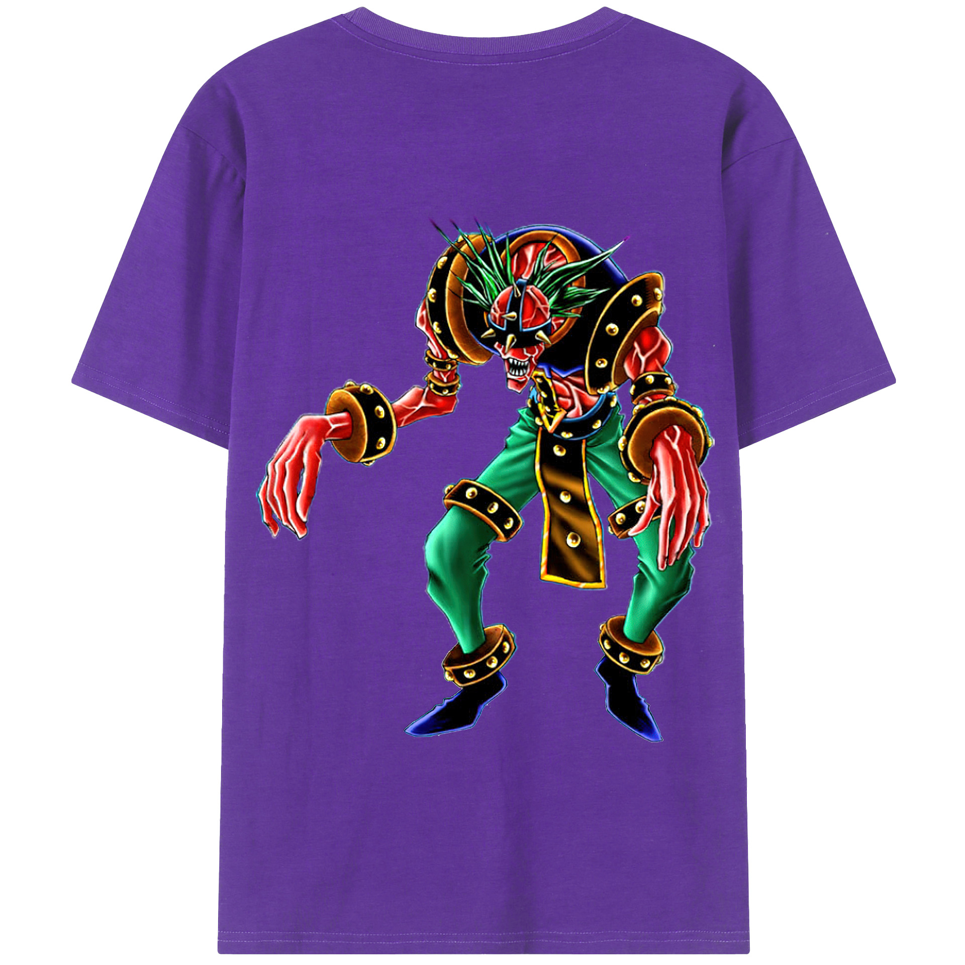 （画像用） 遊☆戯☆王 Yu-Gi-Oh! 綿100％半袖Tシャツ（背面プリント）
