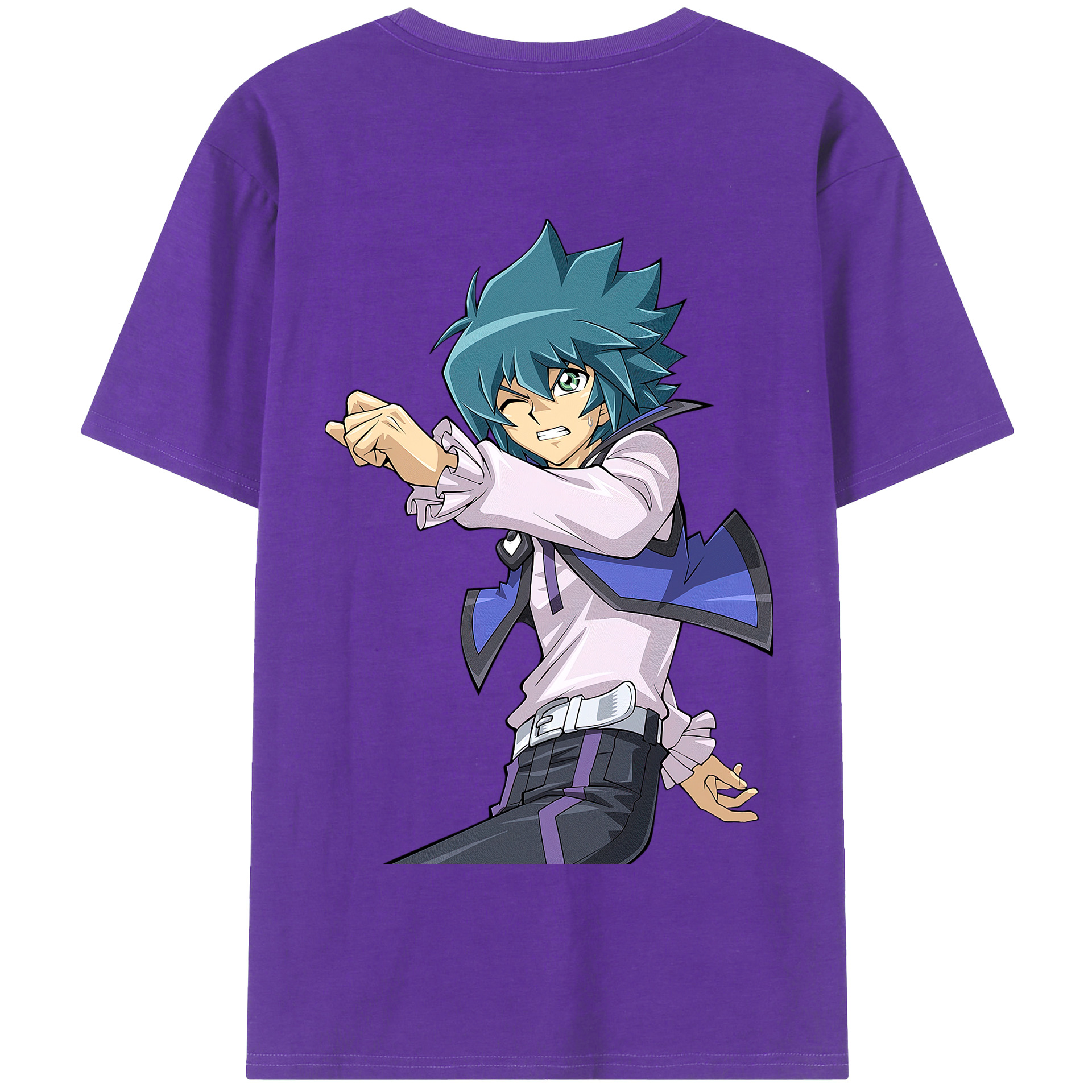 （画像用） 遊☆戯☆王 Yu-Gi-Oh! 綿100％半袖Tシャツ（背面プリント）