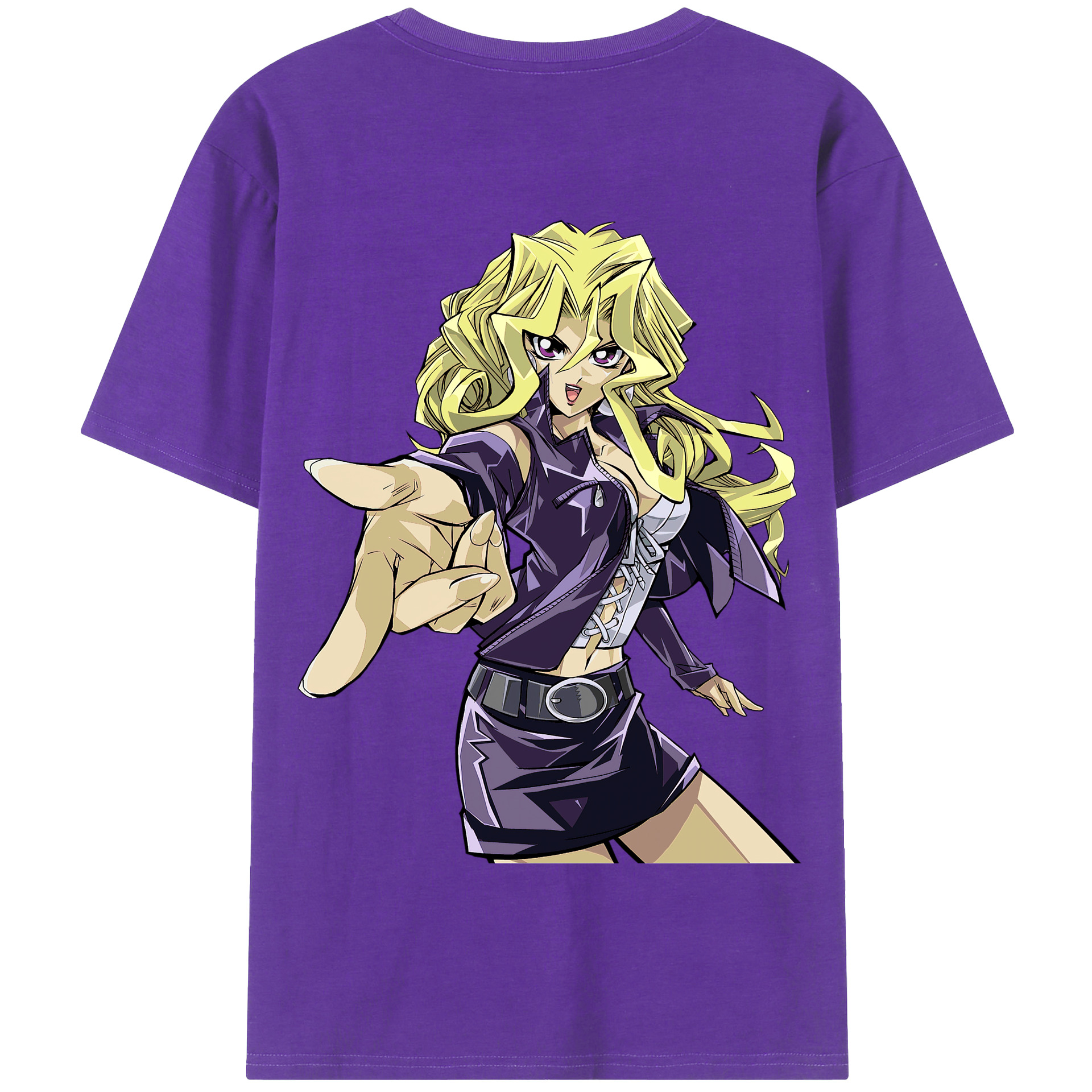 （画像用） 遊☆戯☆王 Yu-Gi-Oh! 綿100％半袖Tシャツ（背面プリント）