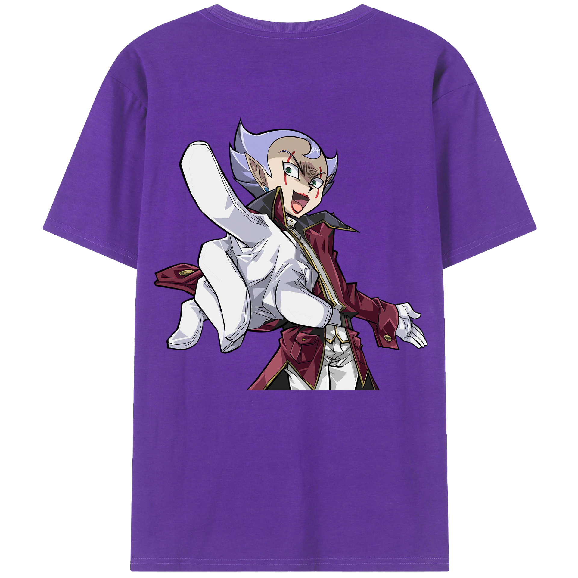 （画像用） 遊☆戯☆王 Yu-Gi-Oh! 綿100％半袖Tシャツ（背面プリント）