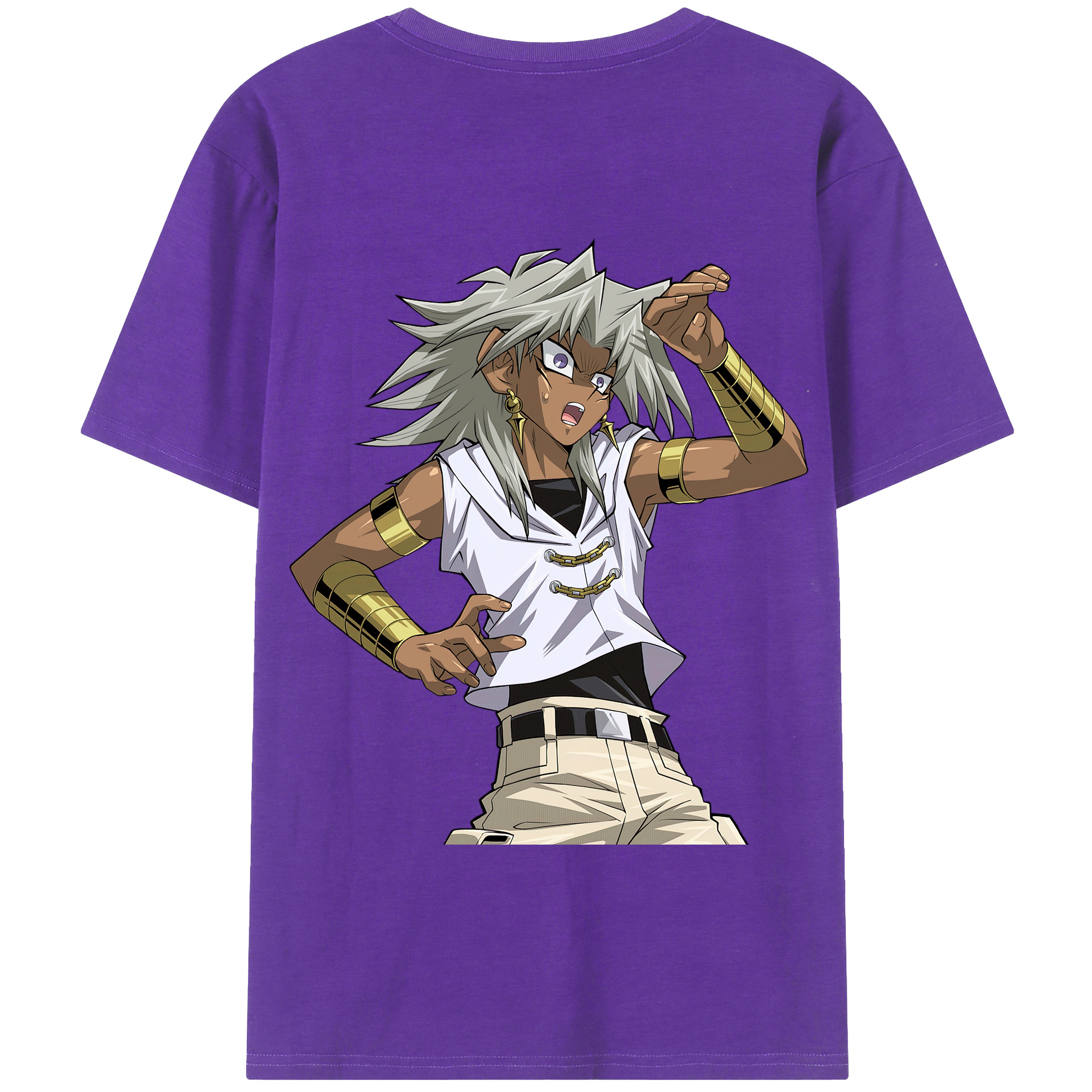 （画像用） 遊☆戯☆王 Yu-Gi-Oh! 綿100％半袖Tシャツ（背面プリント）