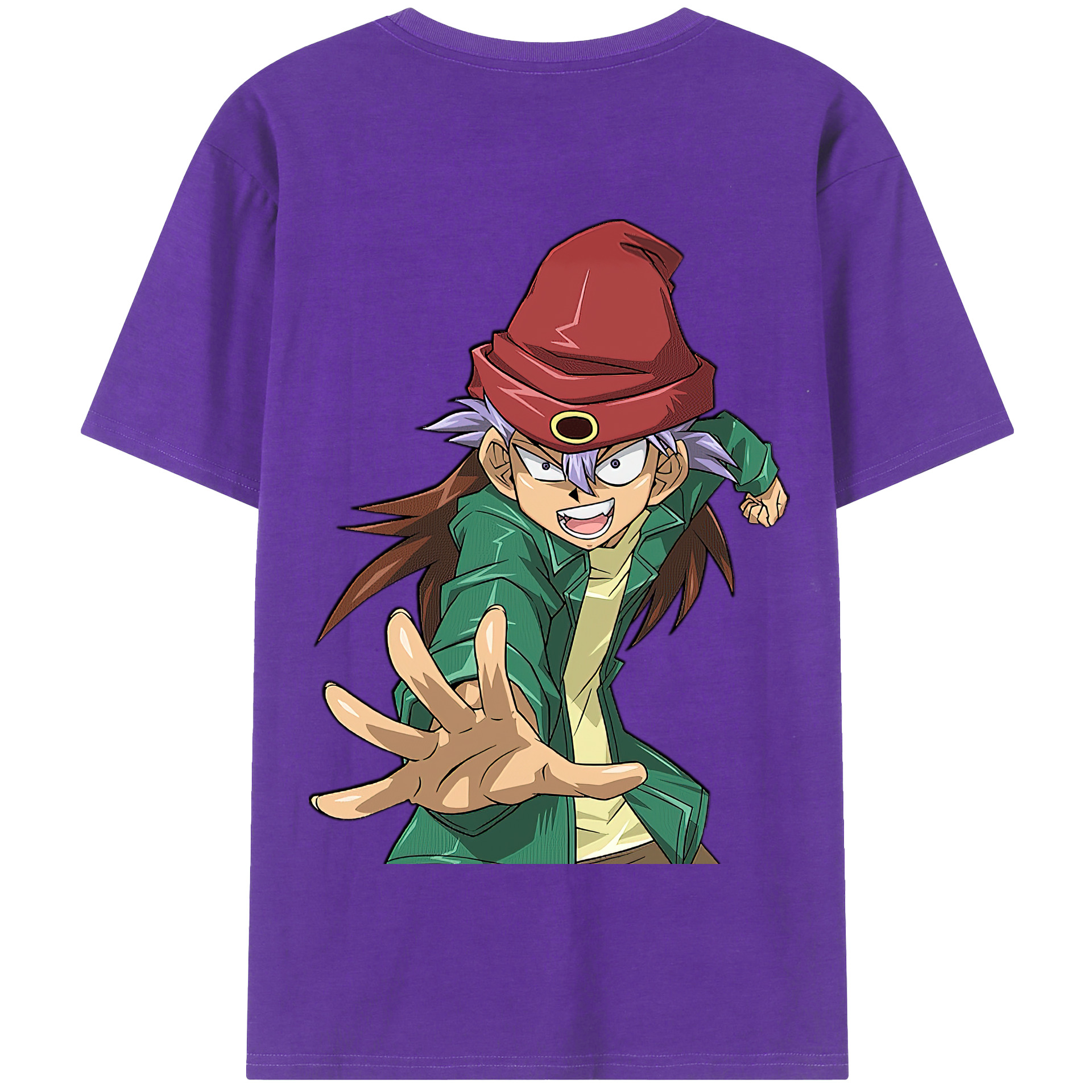 （画像用） 遊☆戯☆王 Yu-Gi-Oh! 綿100％半袖Tシャツ（背面プリント）