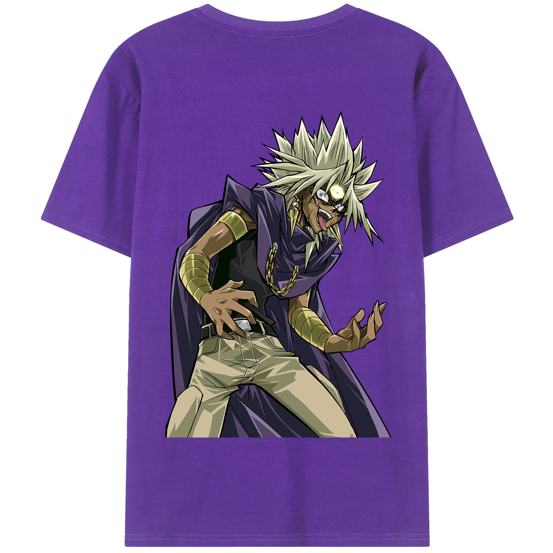 （画像用） 遊☆戯☆王 Yu-Gi-Oh! 綿100％半袖Tシャツ（背面プリント）