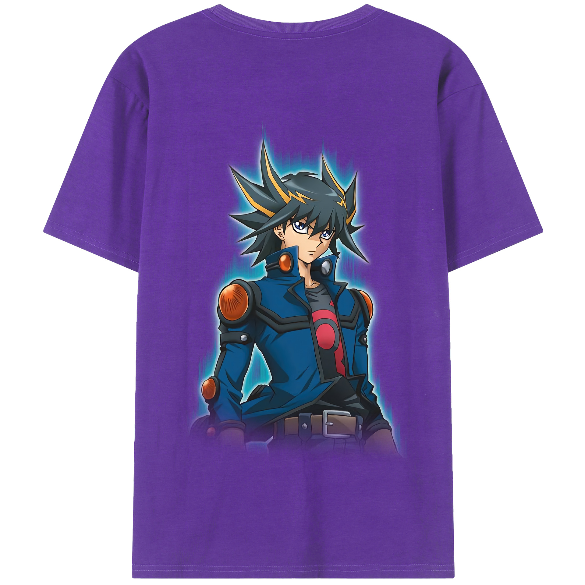 （画像用） 遊☆戯☆王 Yu-Gi-Oh! 綿100％半袖Tシャツ（背面プリント）