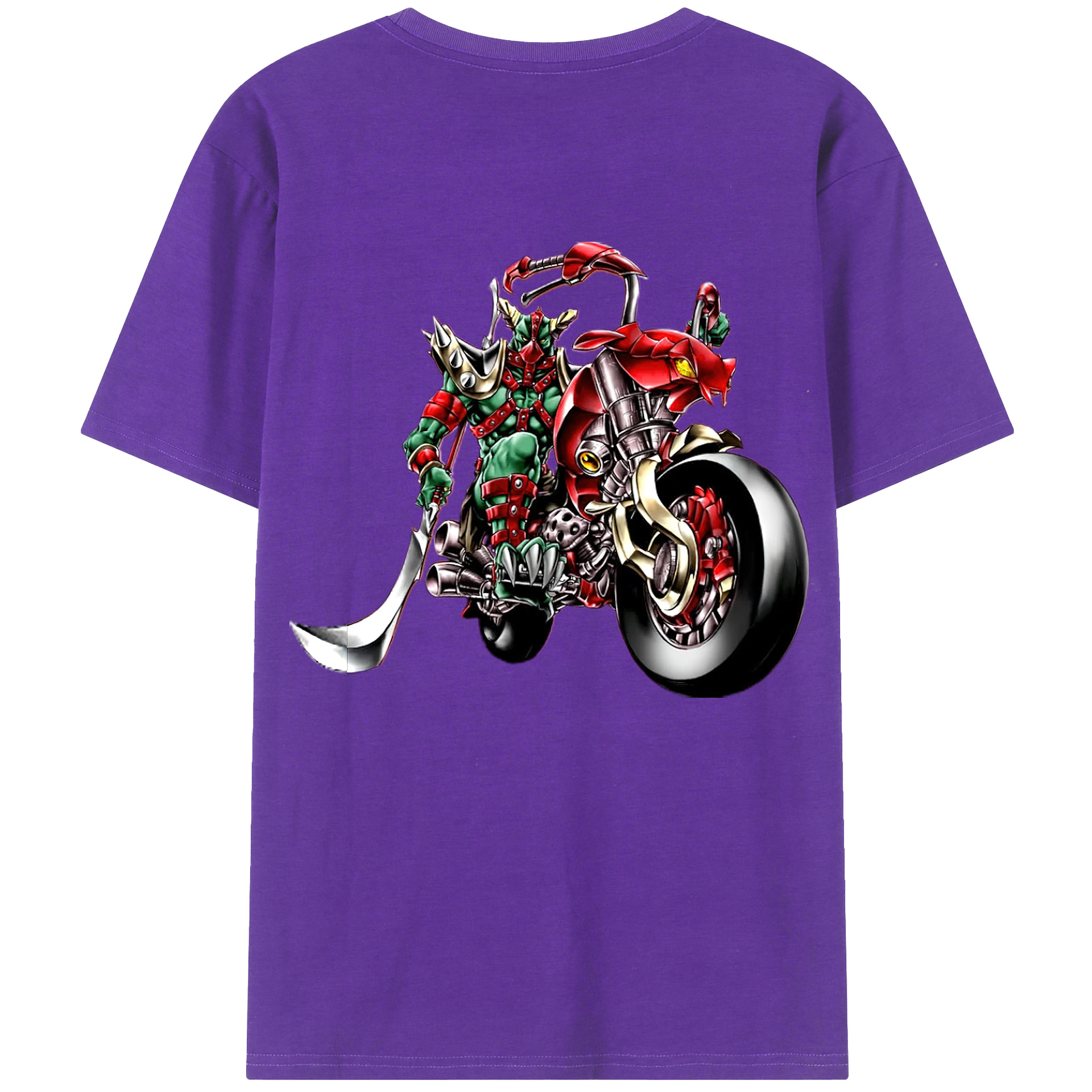 （画像用） 遊☆戯☆王 Yu-Gi-Oh! 綿100％半袖Tシャツ（背面プリント）