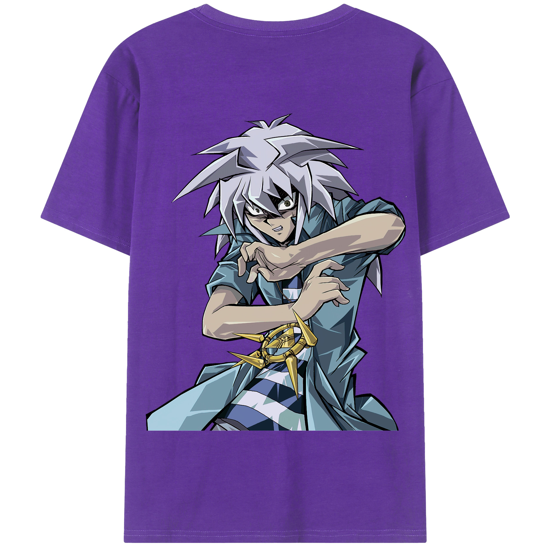 （画像用） 遊☆戯☆王 Yu-Gi-Oh! 綿100％半袖Tシャツ（背面プリント）