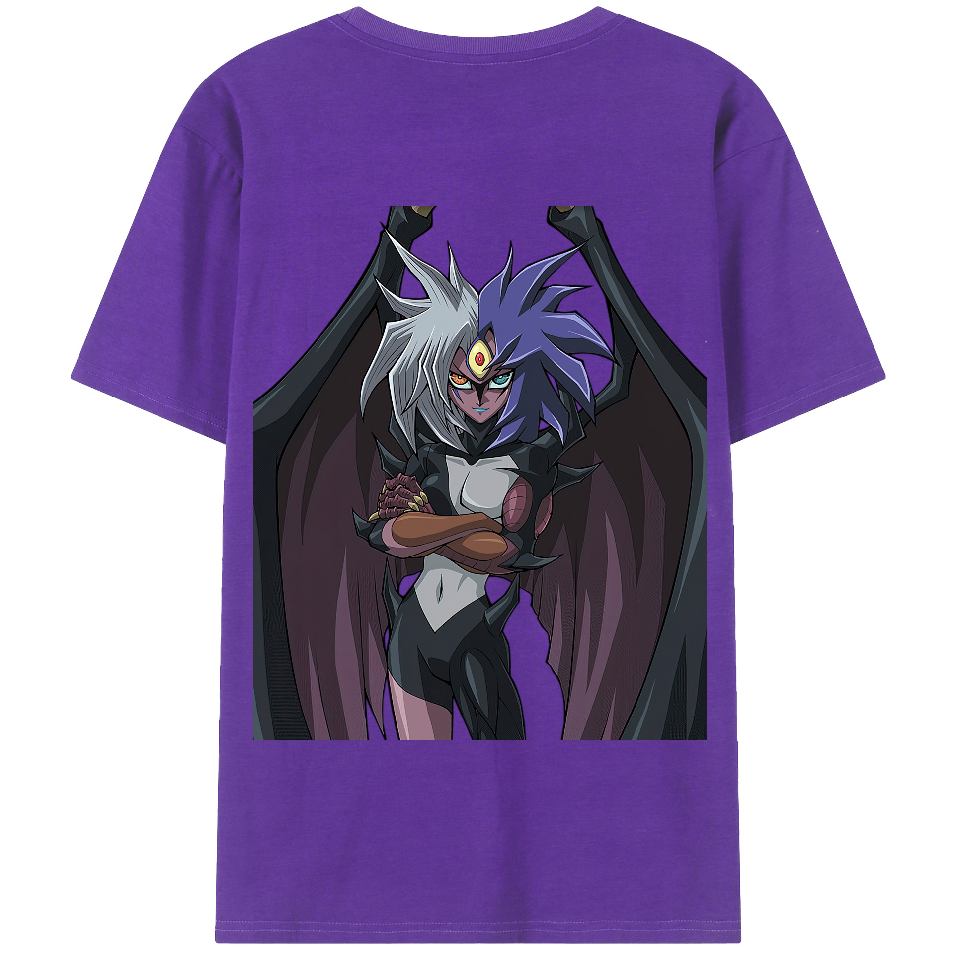 （画像用） 遊☆戯☆王 Yu-Gi-Oh! 綿100％半袖Tシャツ（背面プリント）
