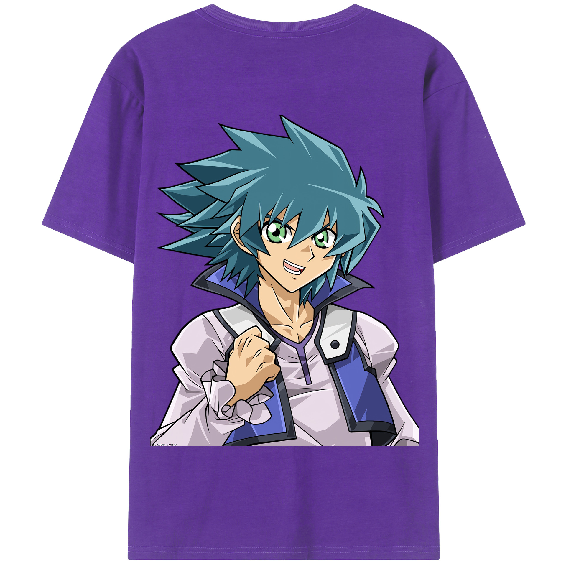（画像用） 遊☆戯☆王 Yu-Gi-Oh! 綿100％半袖Tシャツ（背面プリント）