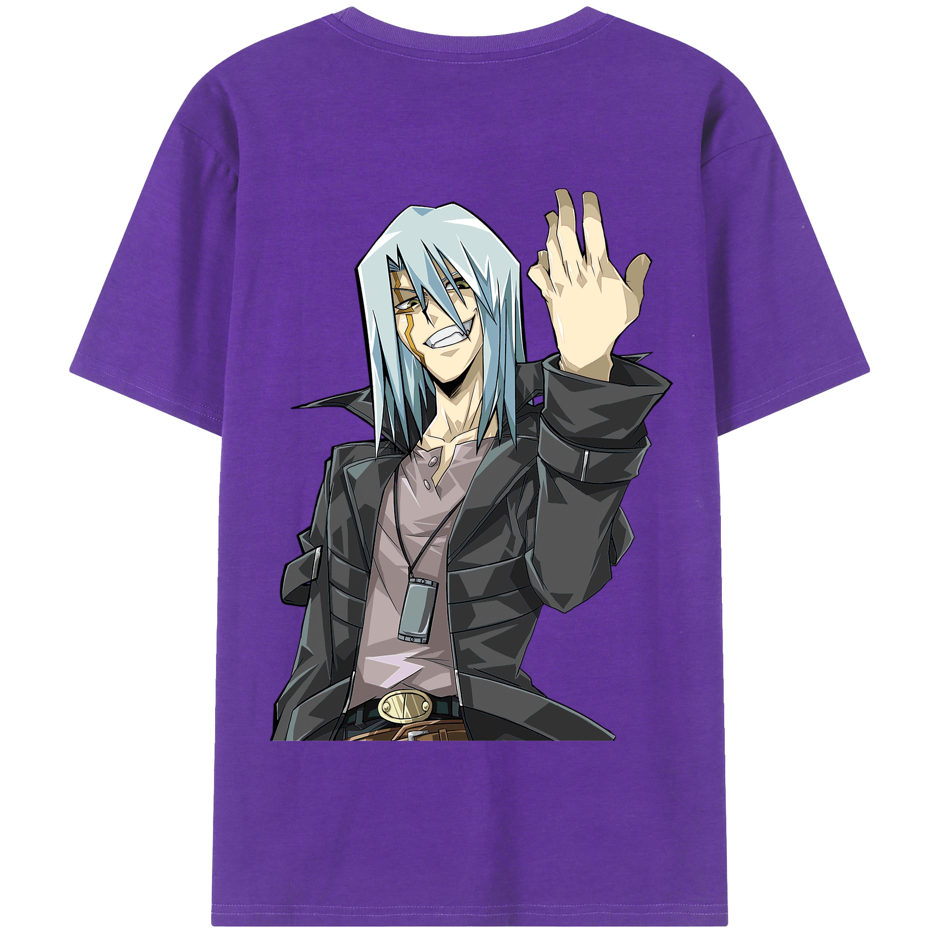 （画像用） 遊☆戯☆王 Yu-Gi-Oh! 綿100％半袖Tシャツ（背面プリント）