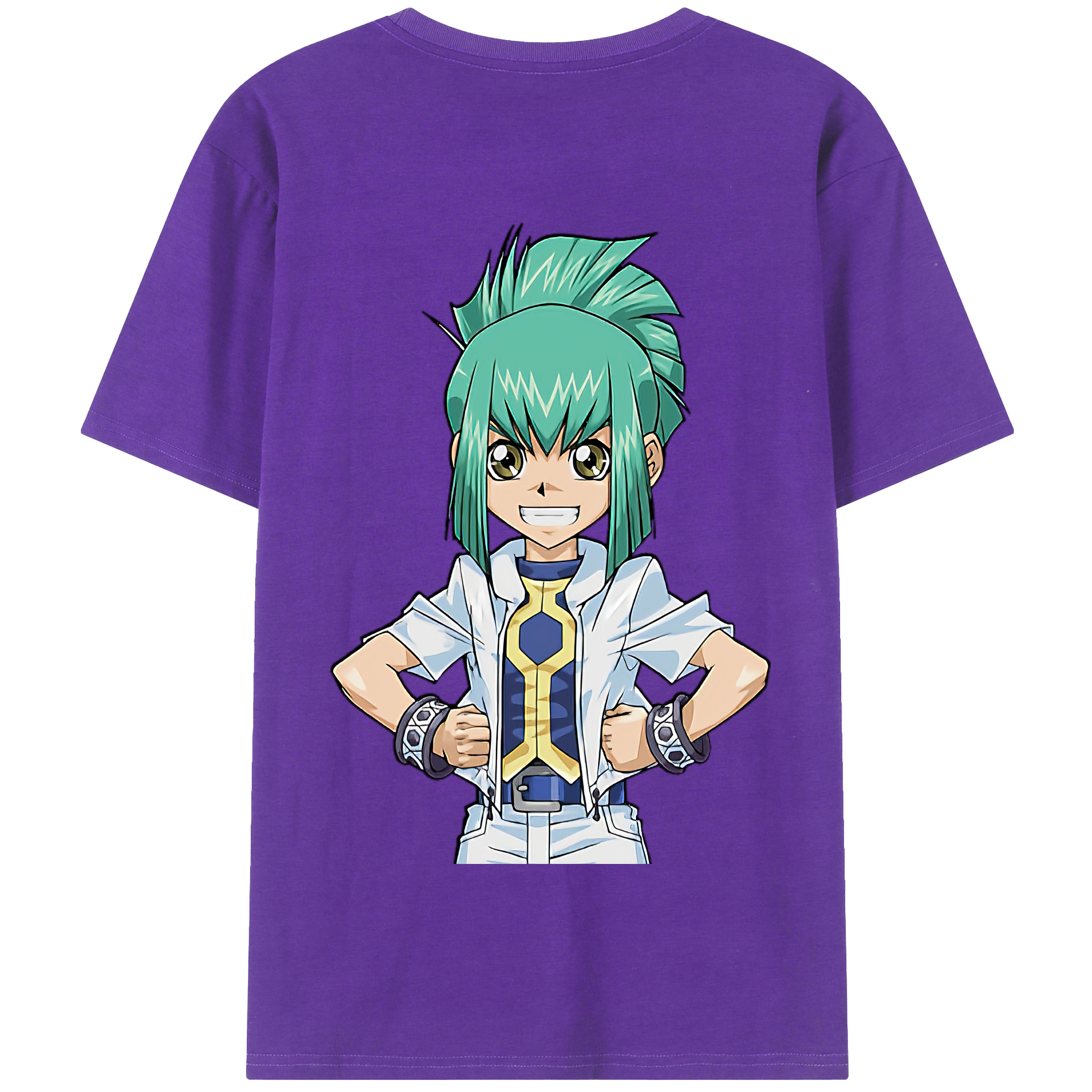 （画像用） 遊☆戯☆王 Yu-Gi-Oh! 綿100％半袖Tシャツ（背面プリント）