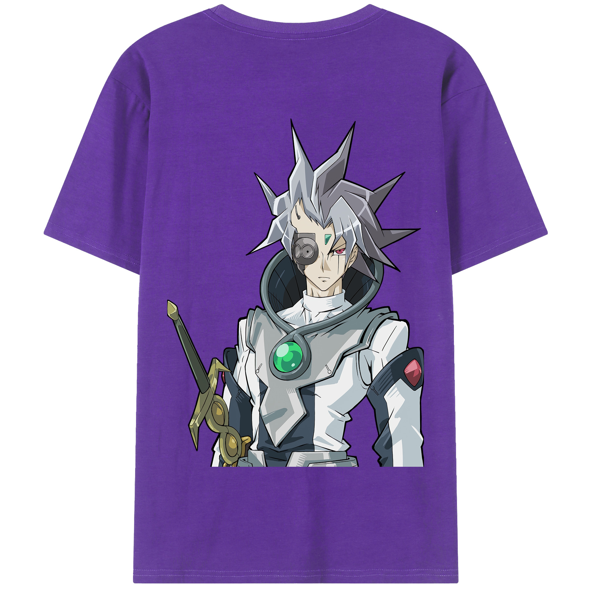 （画像用） 遊☆戯☆王 Yu-Gi-Oh! 綿100％半袖Tシャツ（背面プリント）