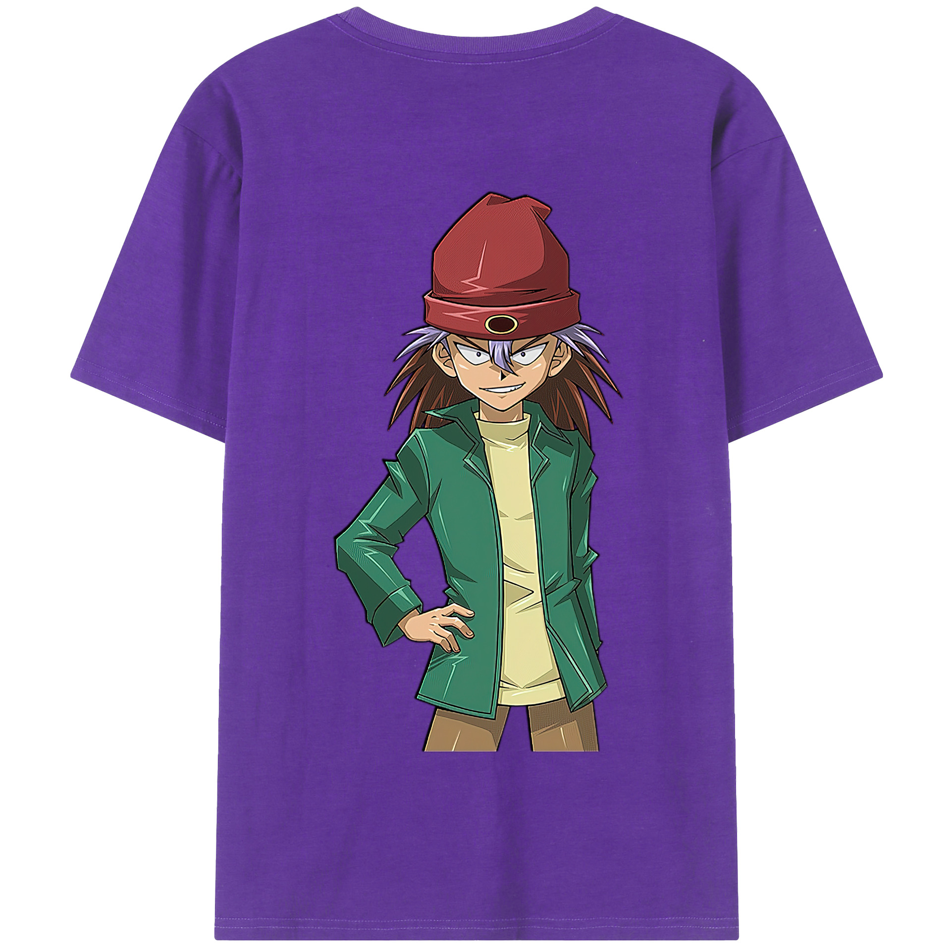 （画像用） 遊☆戯☆王 Yu-Gi-Oh! 綿100％半袖Tシャツ（背面プリント）