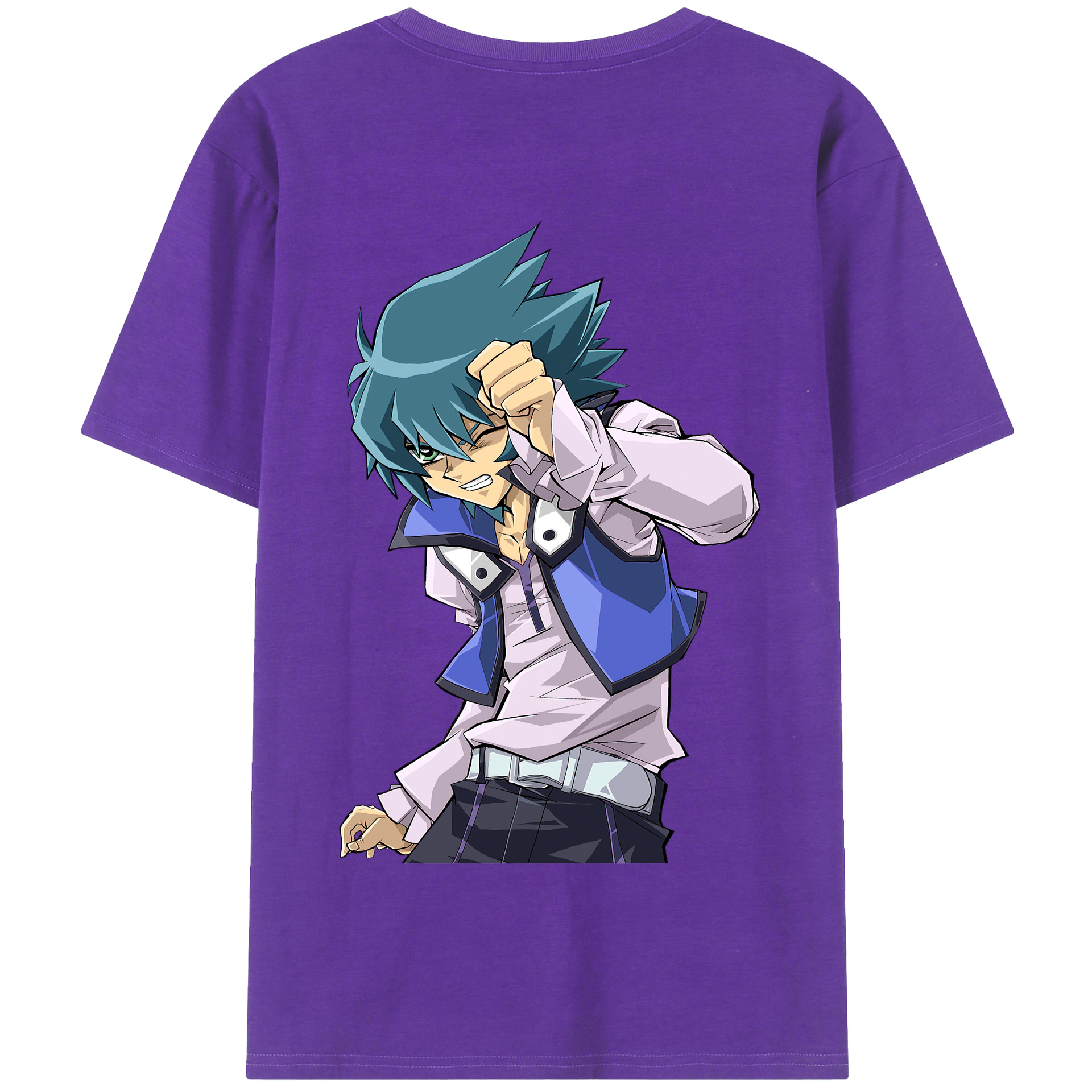 （画像用） 遊☆戯☆王 Yu-Gi-Oh! 綿100％半袖Tシャツ（背面プリント）
