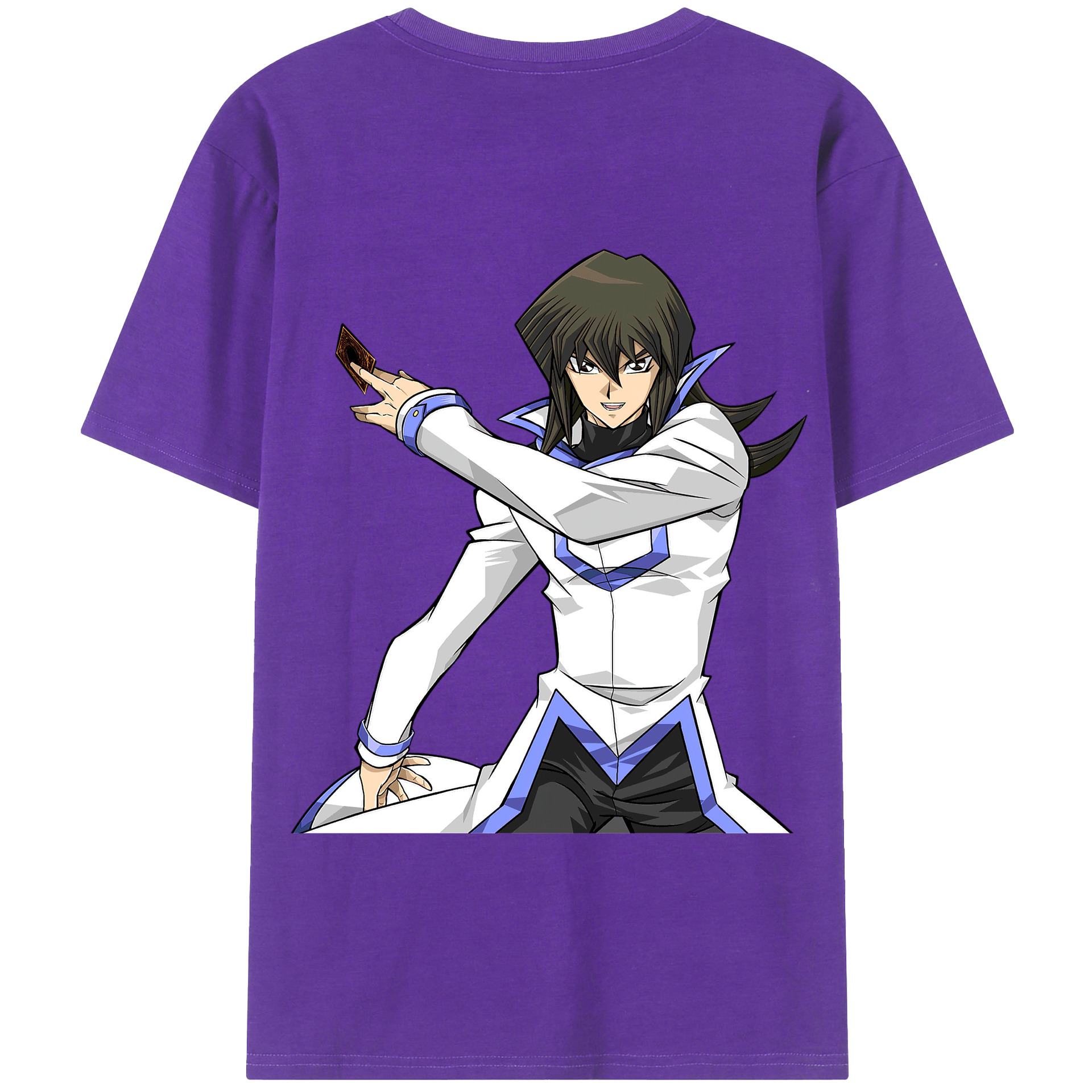 （画像用） 遊☆戯☆王 Yu-Gi-Oh! 綿100％半袖Tシャツ（背面プリント）