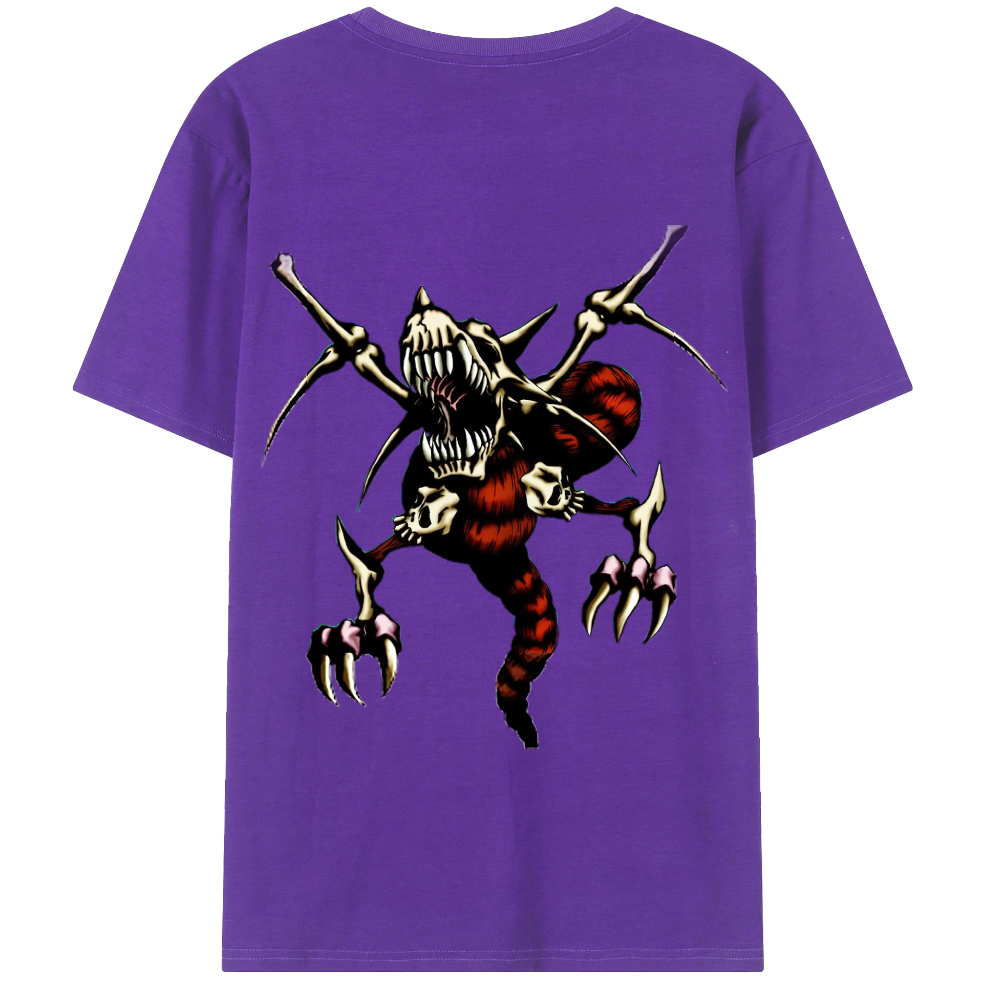 （画像用） 遊☆戯☆王 Yu-Gi-Oh! 綿100％半袖Tシャツ（背面プリント）