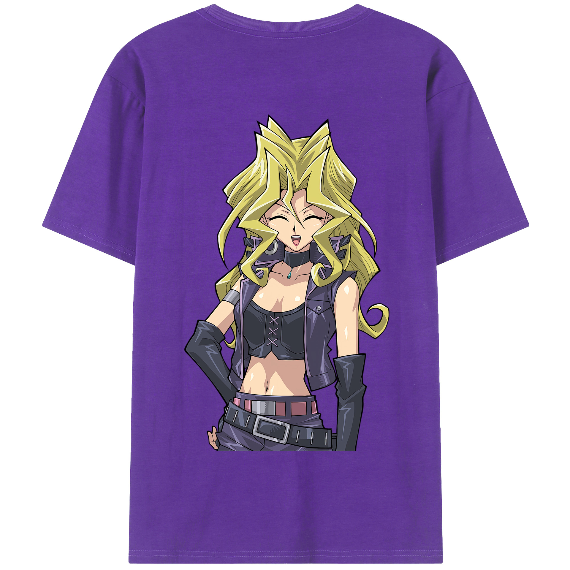 （画像用） 遊☆戯☆王 Yu-Gi-Oh! 綿100％半袖Tシャツ（背面プリント）
