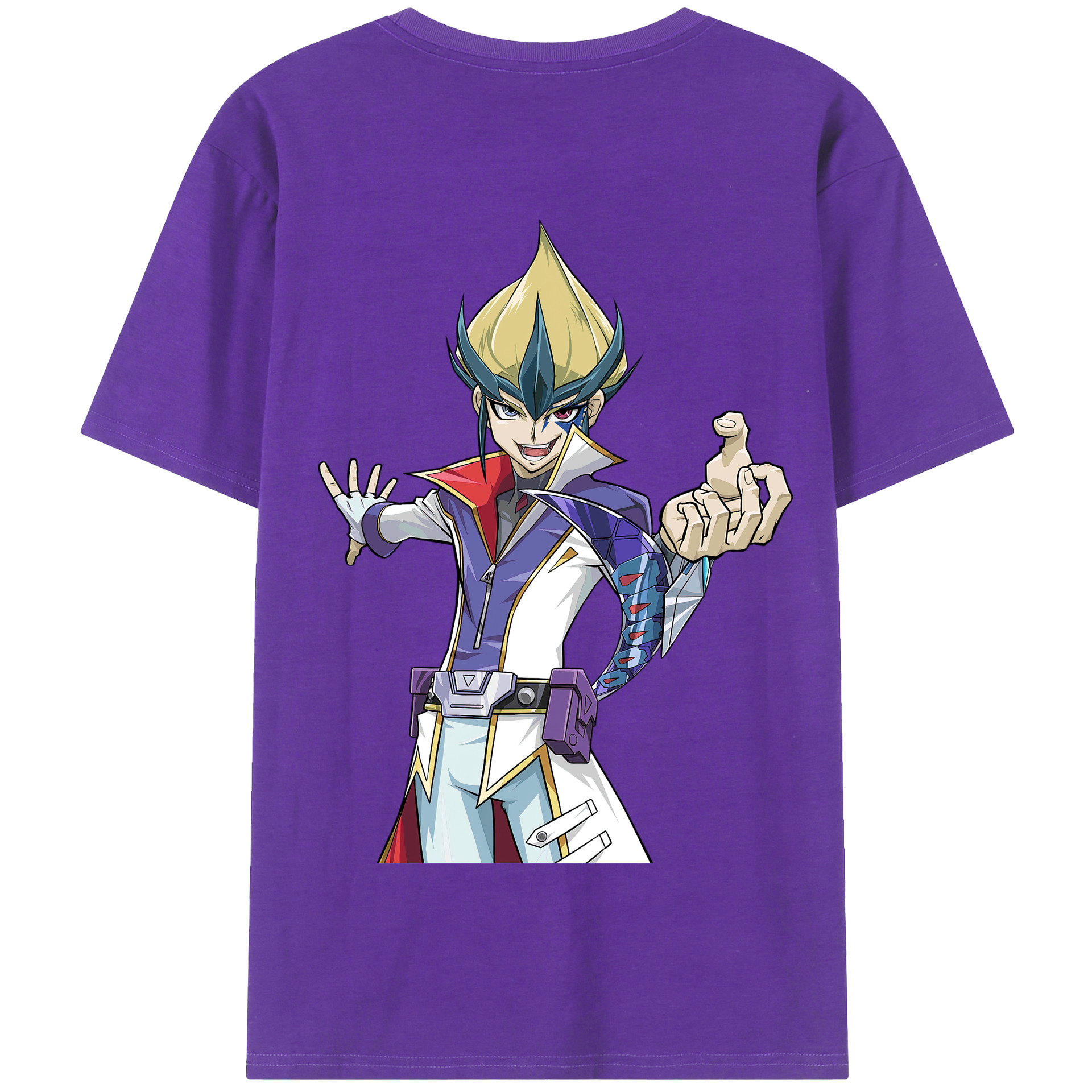 （画像用） 遊☆戯☆王 Yu-Gi-Oh! 綿100％半袖Tシャツ（背面プリント）