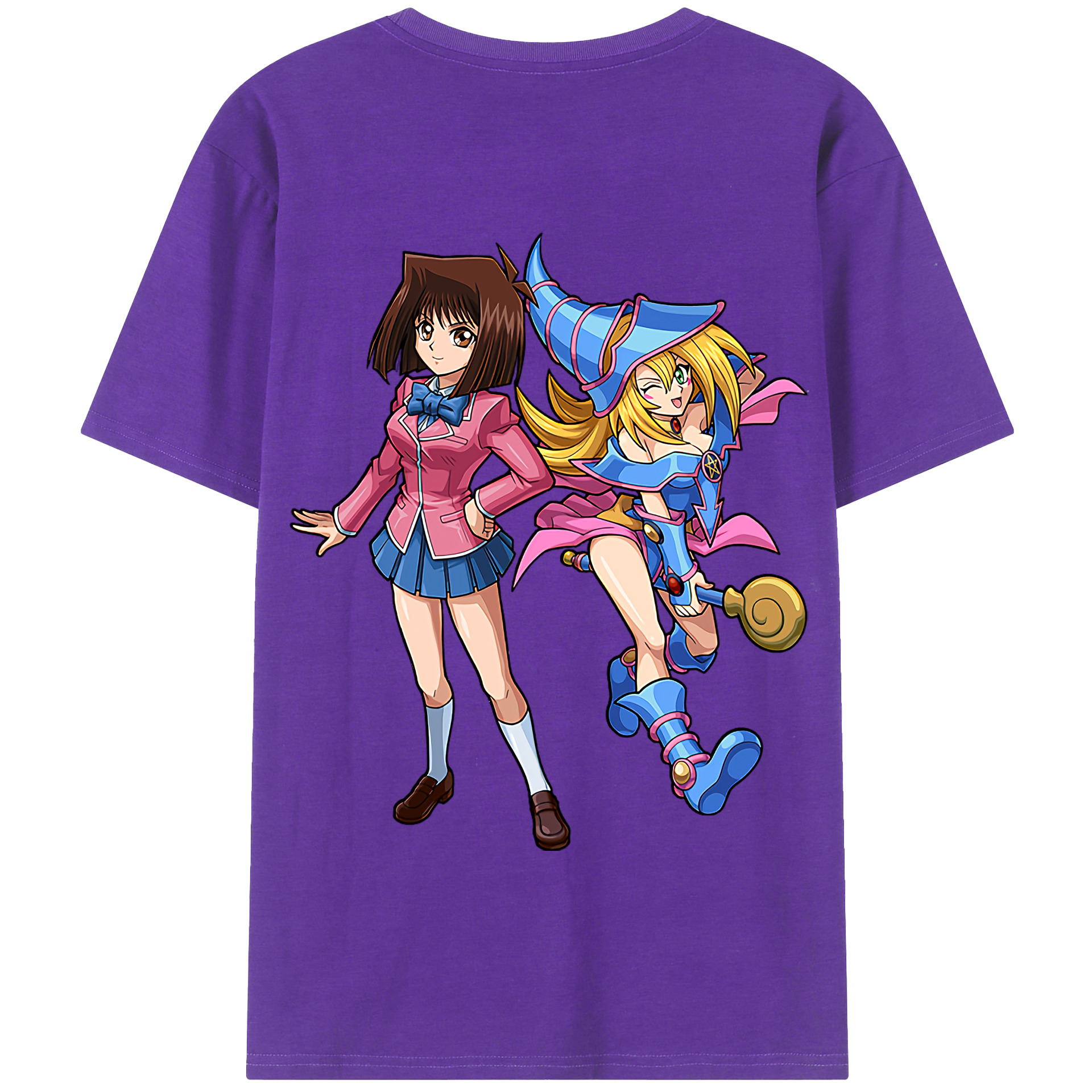 （画像用） 遊☆戯☆王 Yu-Gi-Oh! 綿100％半袖Tシャツ（背面プリント）