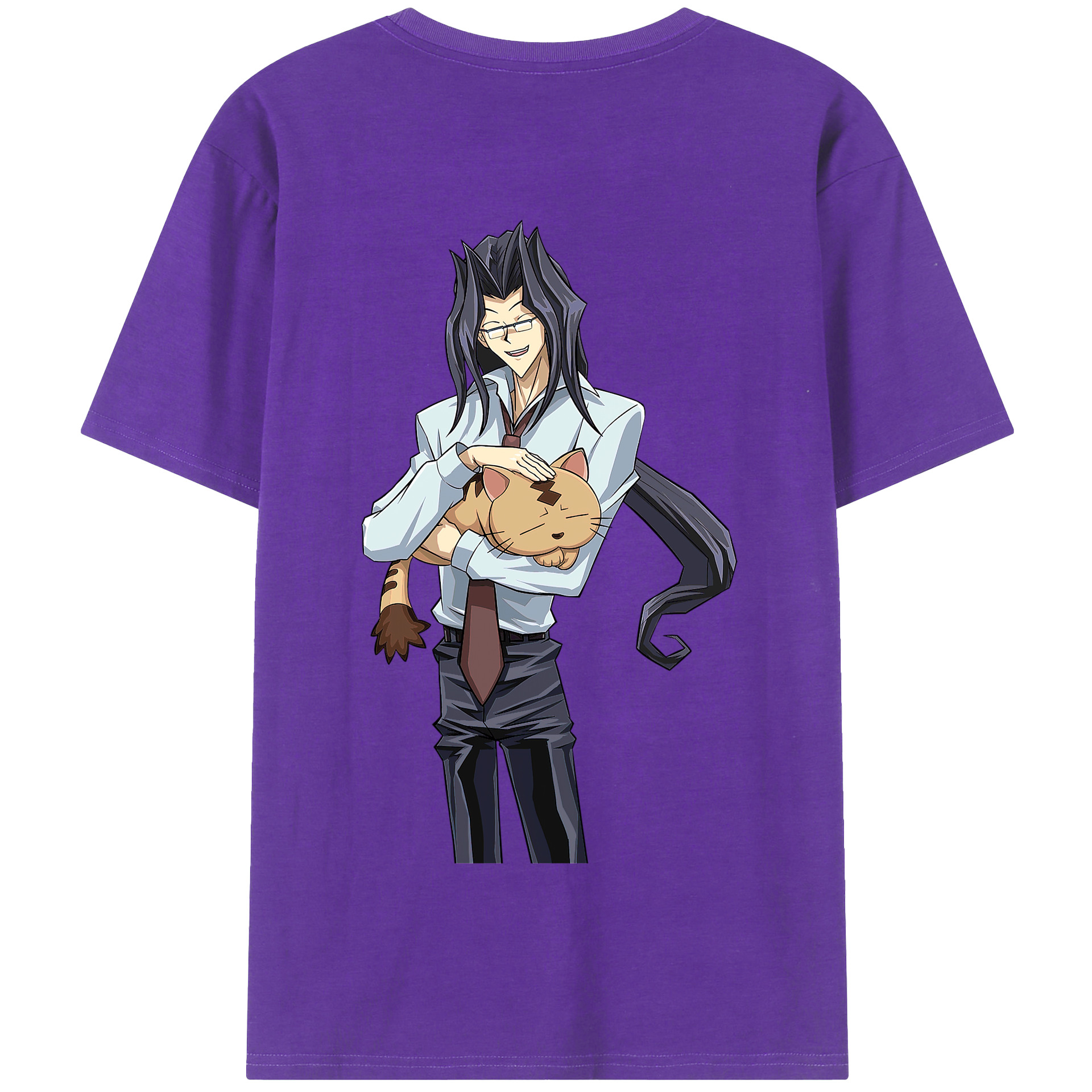 （画像用） 遊☆戯☆王 Yu-Gi-Oh! 綿100％半袖Tシャツ（背面プリント）