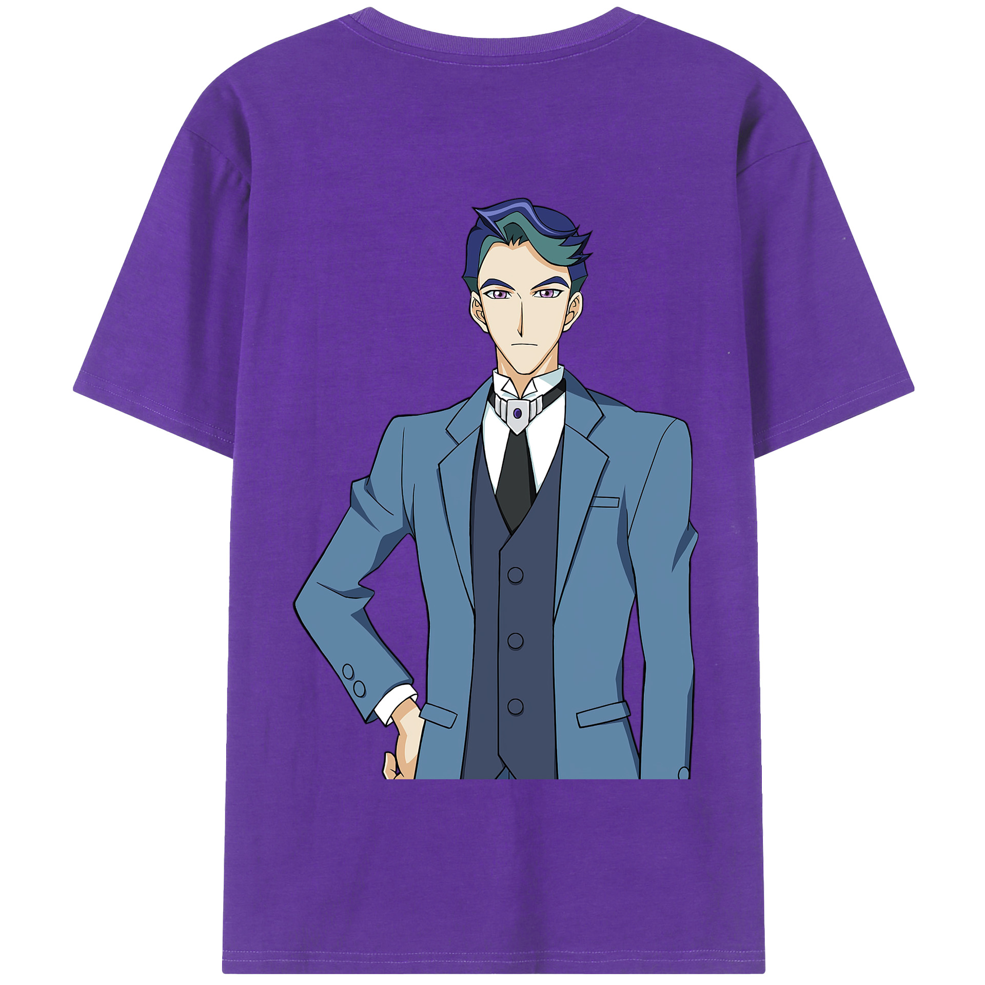 （画像用） 遊☆戯☆王 Yu-Gi-Oh! 綿100％半袖Tシャツ（背面プリント）