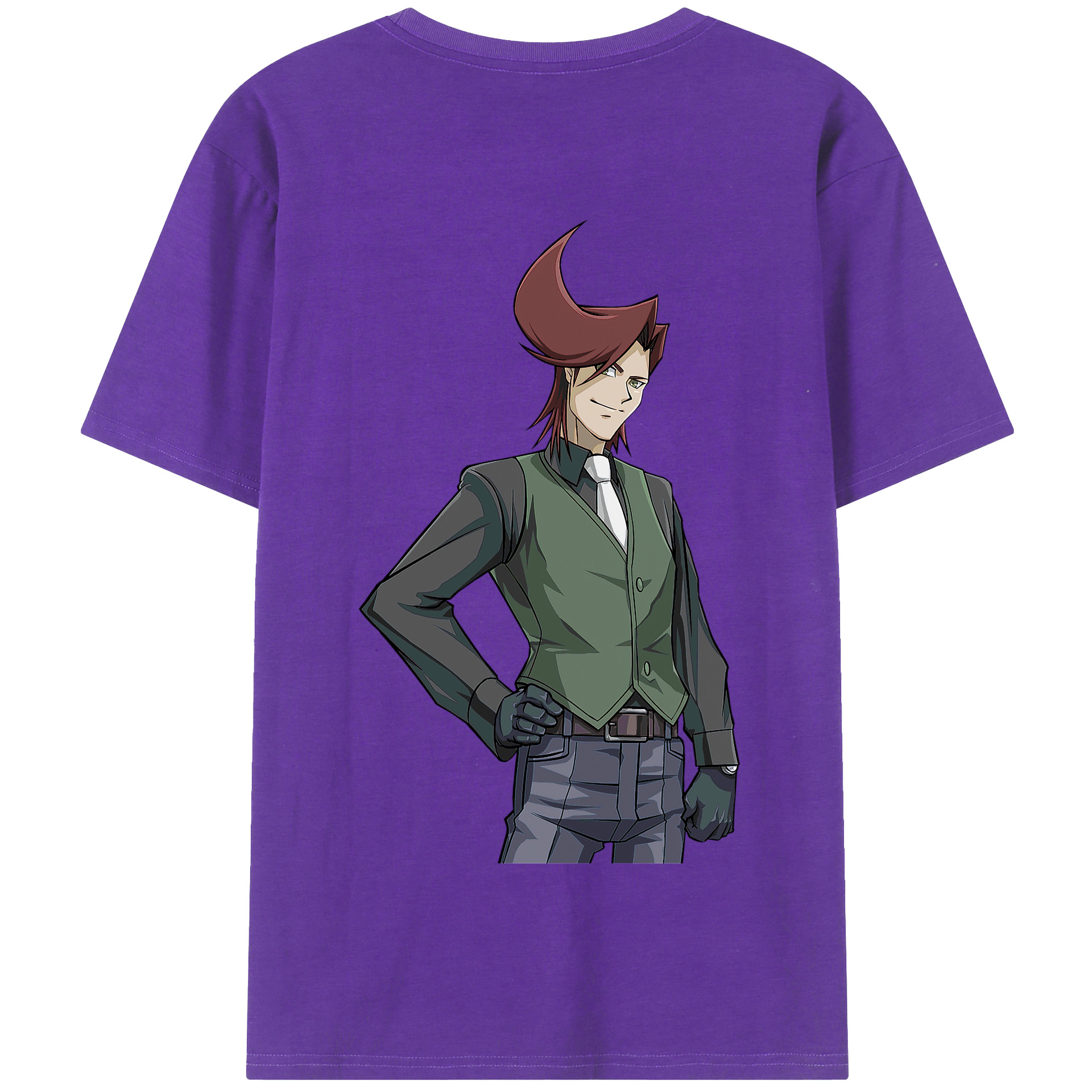 （画像用） 遊☆戯☆王 Yu-Gi-Oh! 綿100％半袖Tシャツ（背面プリント）